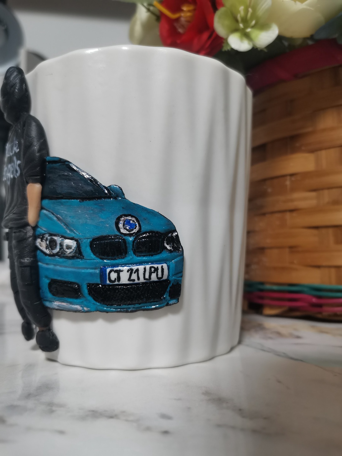 Cana personalizata barbat și BMW - casă & stil de viață - seturi de cadou - Artynos.ro