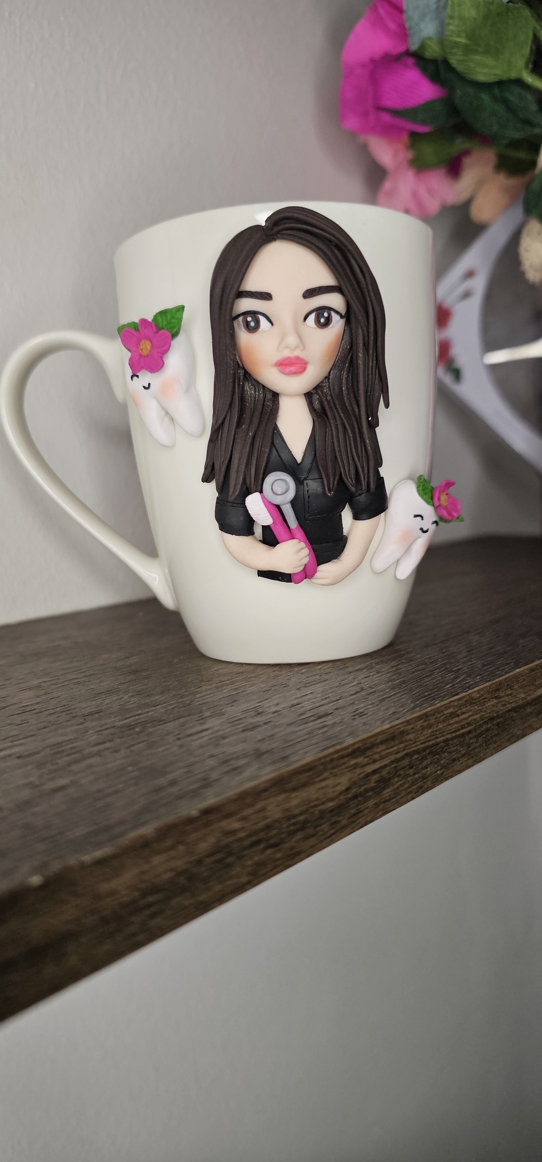 Cana Personalizata cu figurina 3d� Medic Stomatolog si dintisor - casă & stil de viață - echipamente de bucătărie - accesorii de servire - căni - Artynos.ro