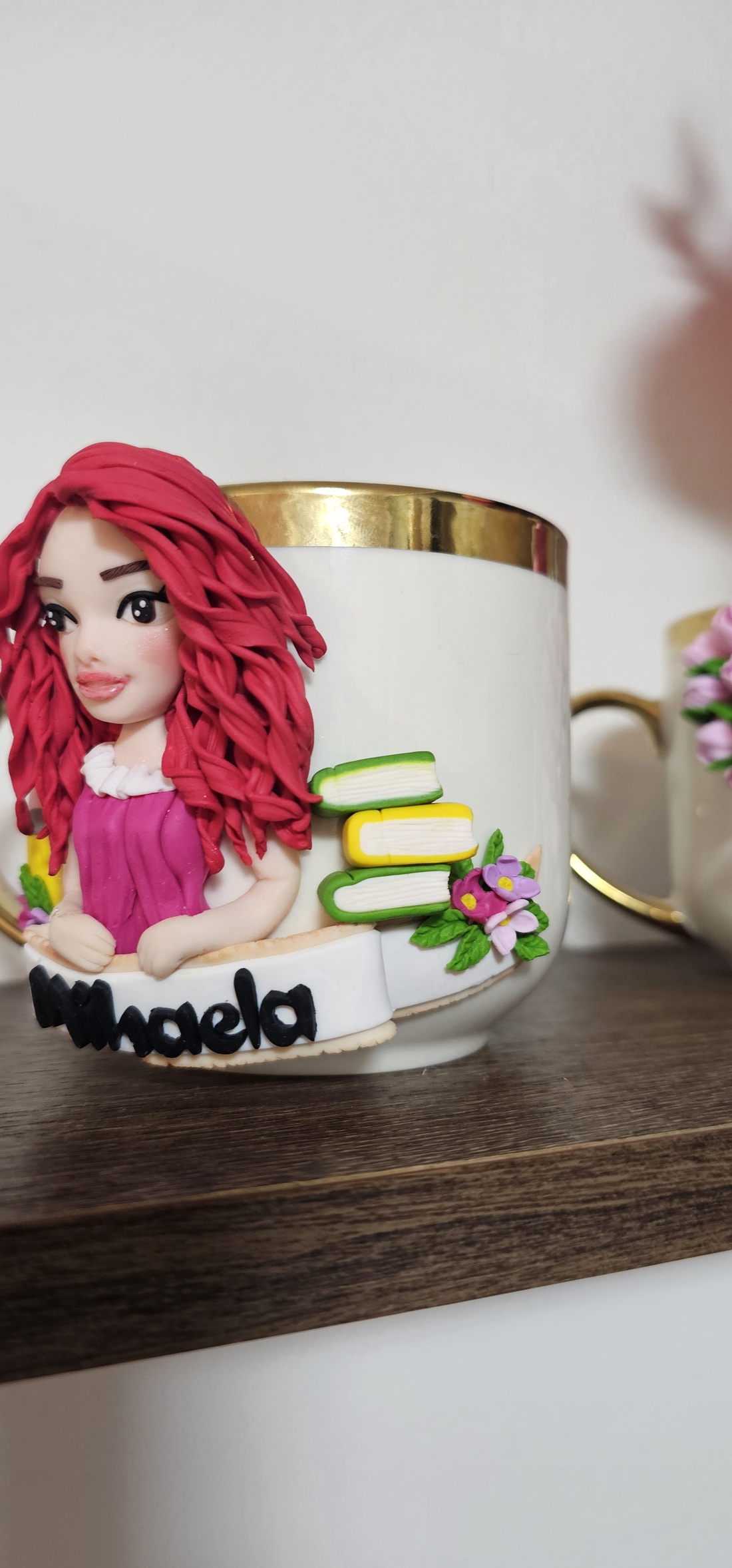 Cana personalizata cu figurina 3d profesoara/invatatoare  - casă & stil de viață - seturi de cadou - Artynos.ro