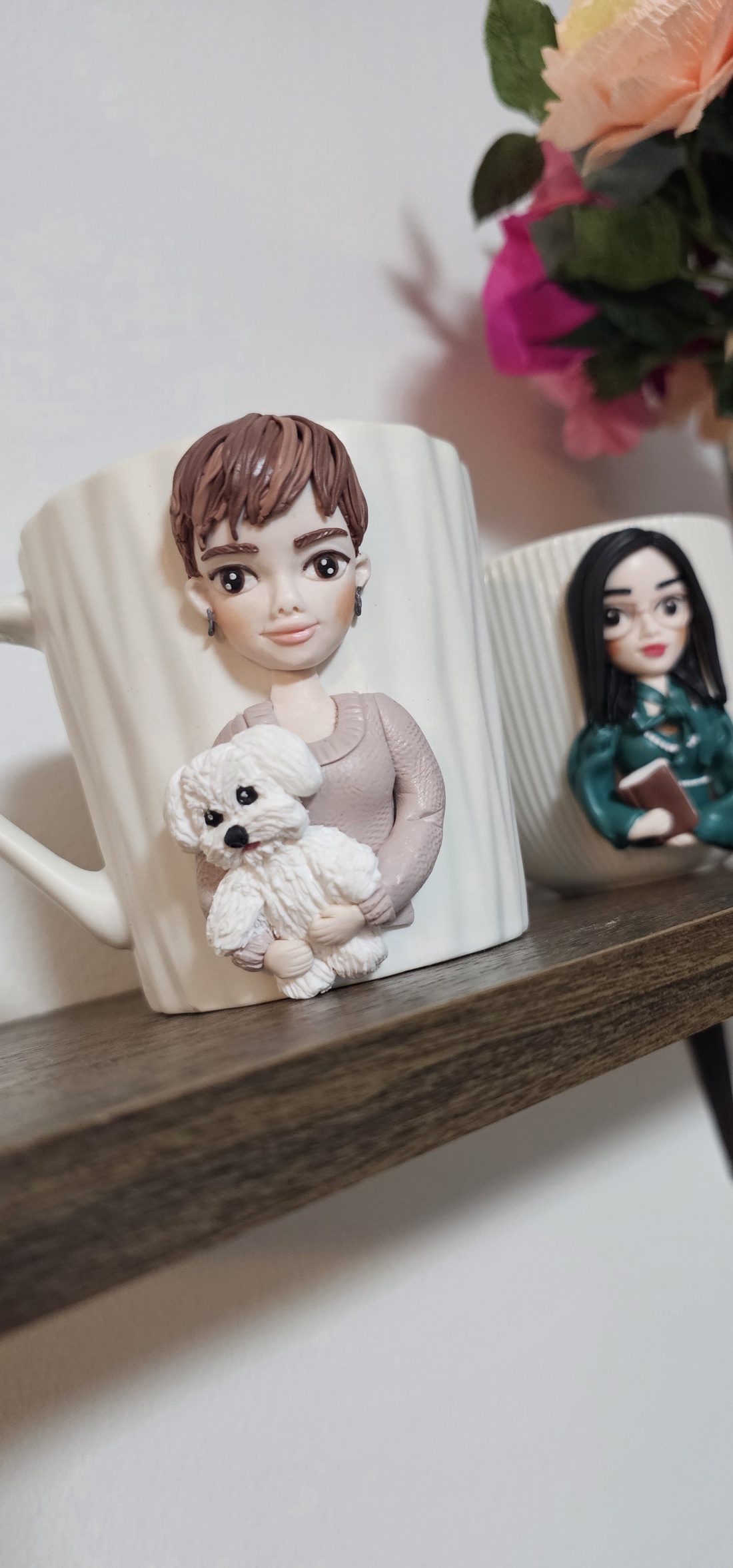 Cana personalizata cu figurina 3d si catel - casă & stil de viață - seturi de cadou - Artynos.ro