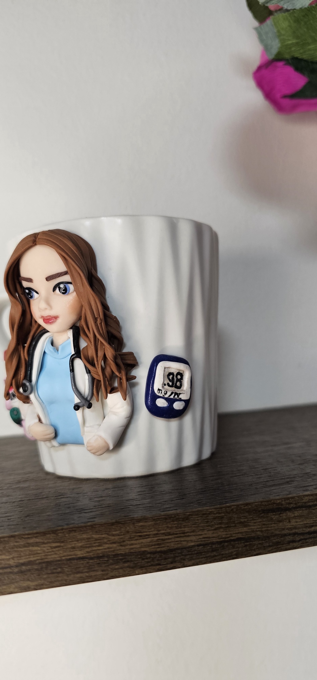 Cana personalizata cu figurina 3d medic diabetolog - casă & stil de viață - seturi de cadou - Artynos.ro