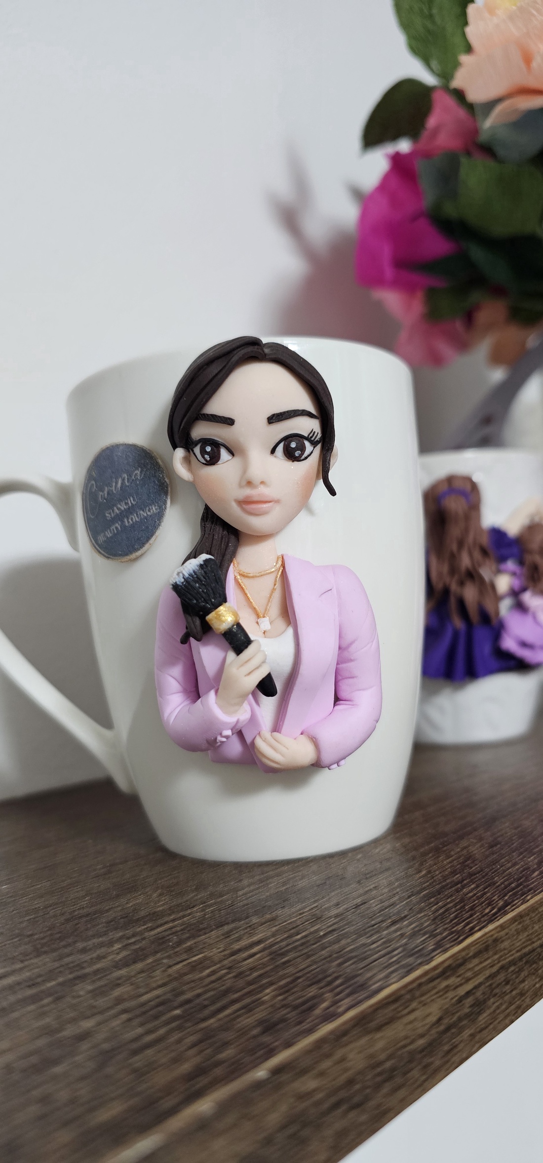 Cana personalizata cu figurina 3d beauty - casă & stil de viață - seturi de cadou - Artynos.ro