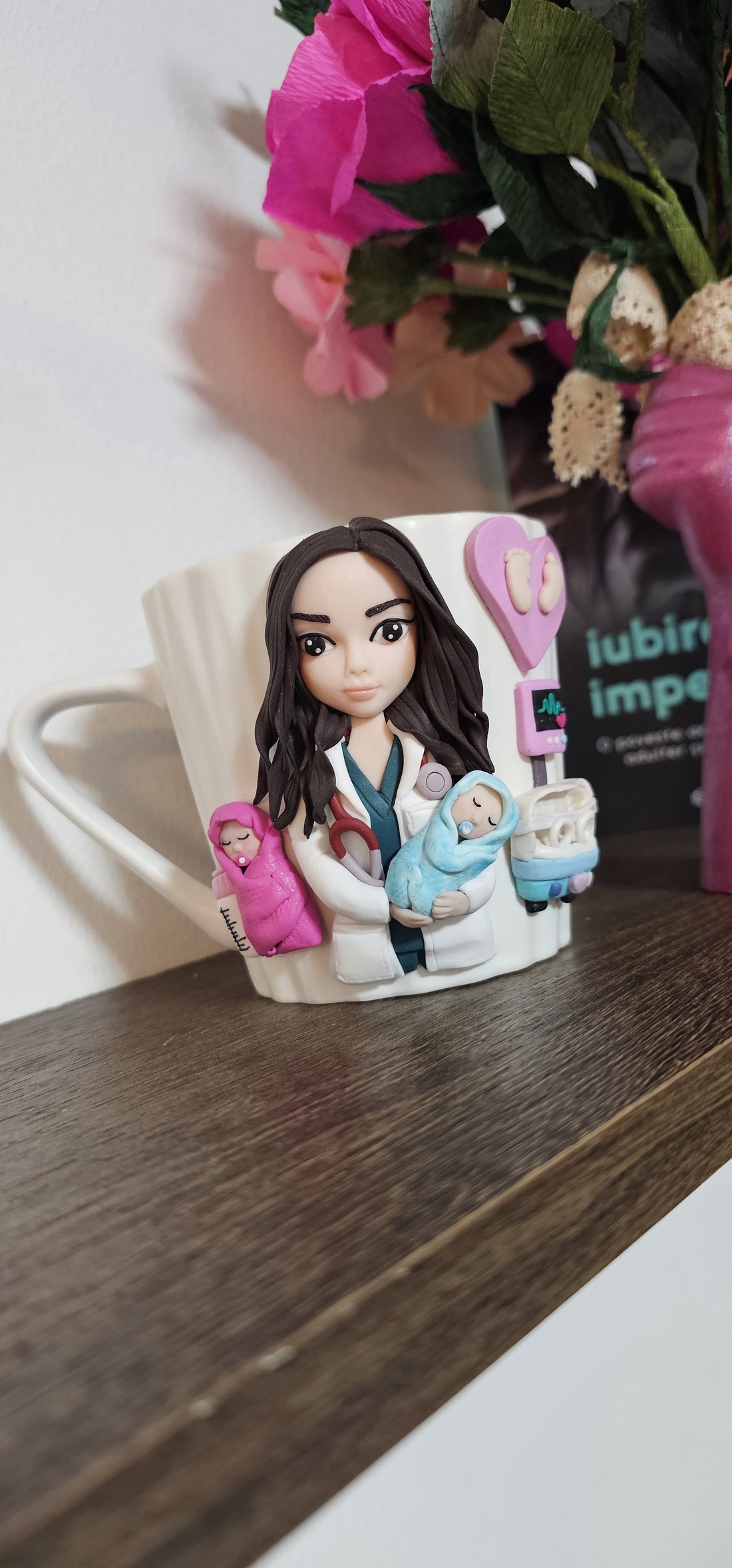 Cana personalizata medic neonatolog - crăciun - cadouri de moș crăciun - cadouri de moș crăciun - Artynos.ro