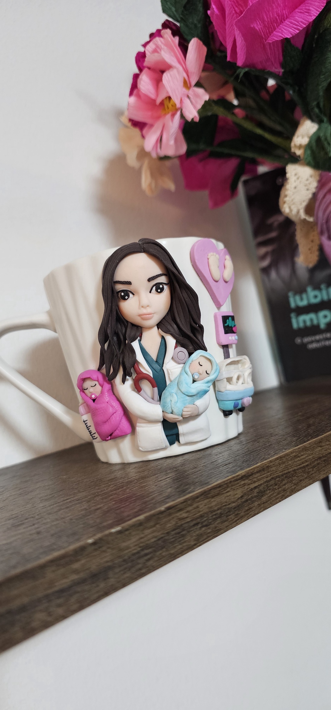 Cana personalizata medic neonatolog - crăciun - cadouri de moș crăciun - cadouri de moș crăciun - Artynos.ro