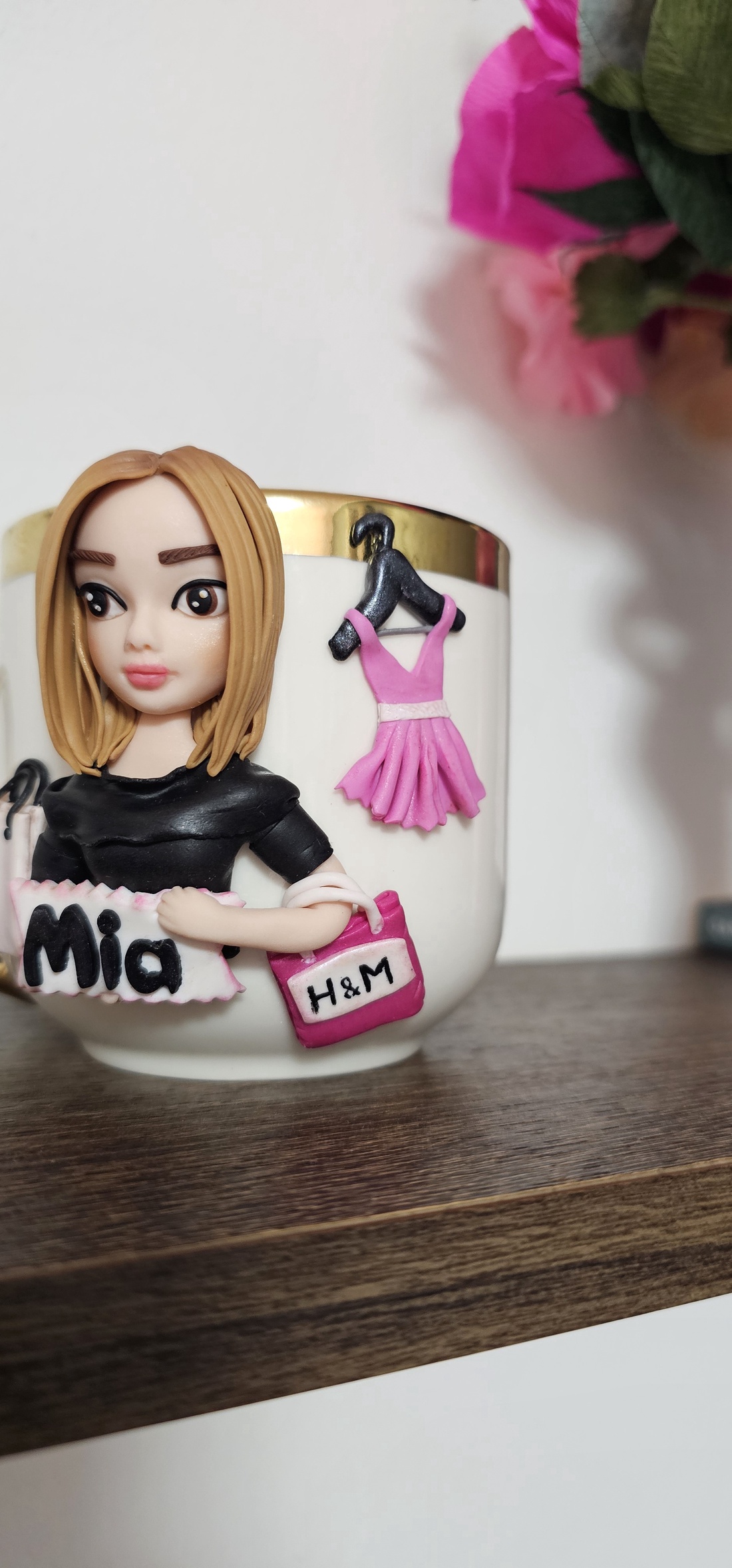 Cana personalizata pentru o pasionata de shopping - casă & stil de viață - seturi de cadou - Artynos.ro