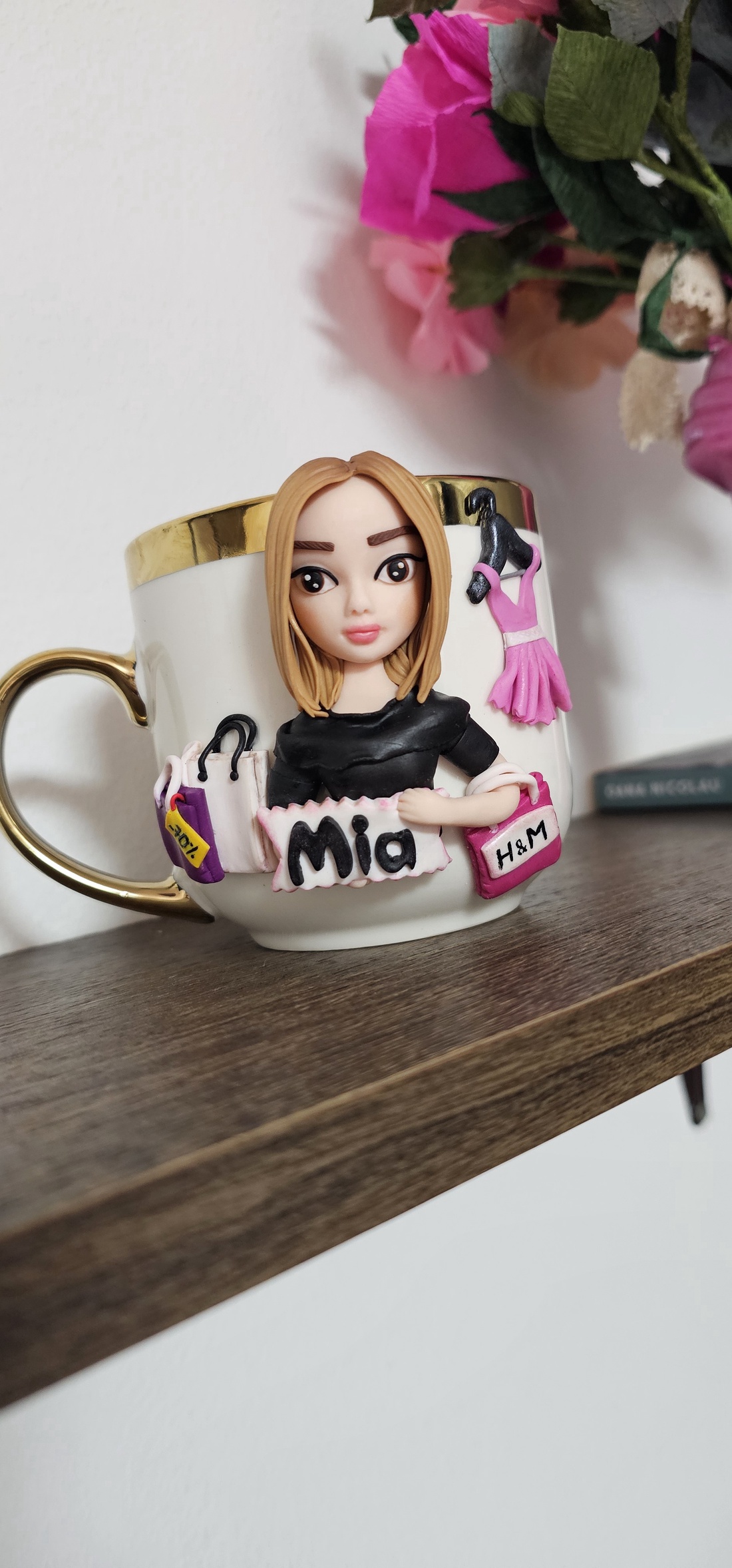 Cana personalizata pentru o pasionata de shopping - casă & stil de viață - seturi de cadou - Artynos.ro