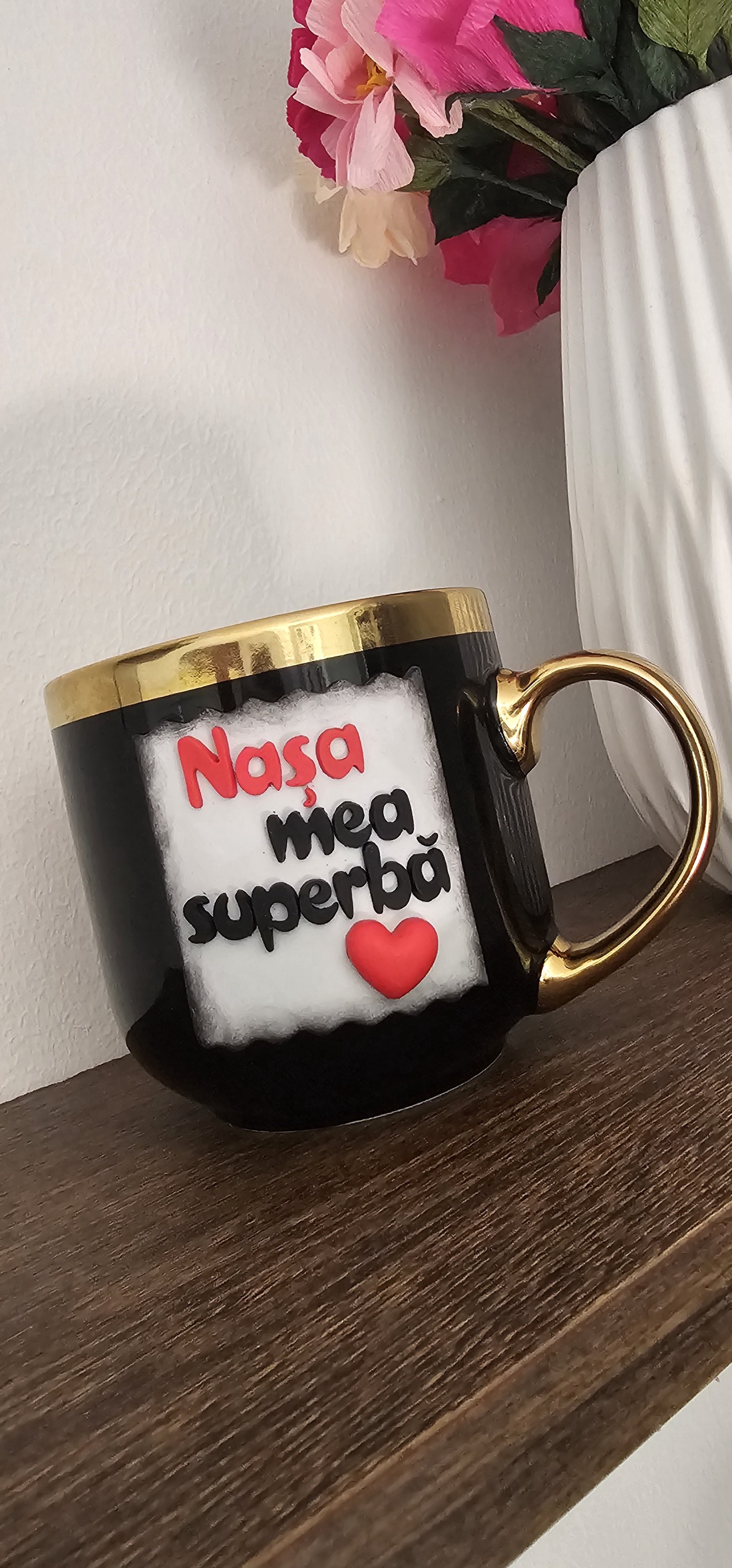 Cana personalizata pentru nasa/nas cu figurina 3d  - casă & stil de viață - seturi de cadou - Artynos.ro