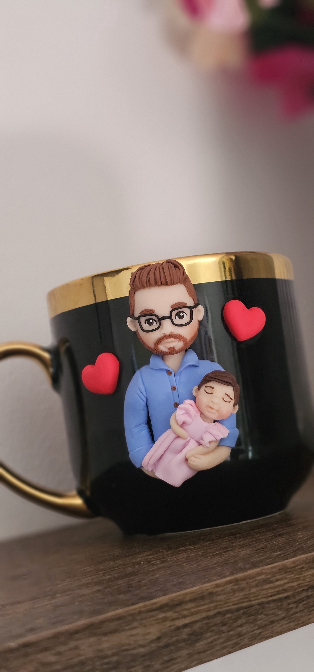 Cana personalizata pentru nasa/nas cu figurina 3d  - casă & stil de viață - seturi de cadou - Artynos.ro
