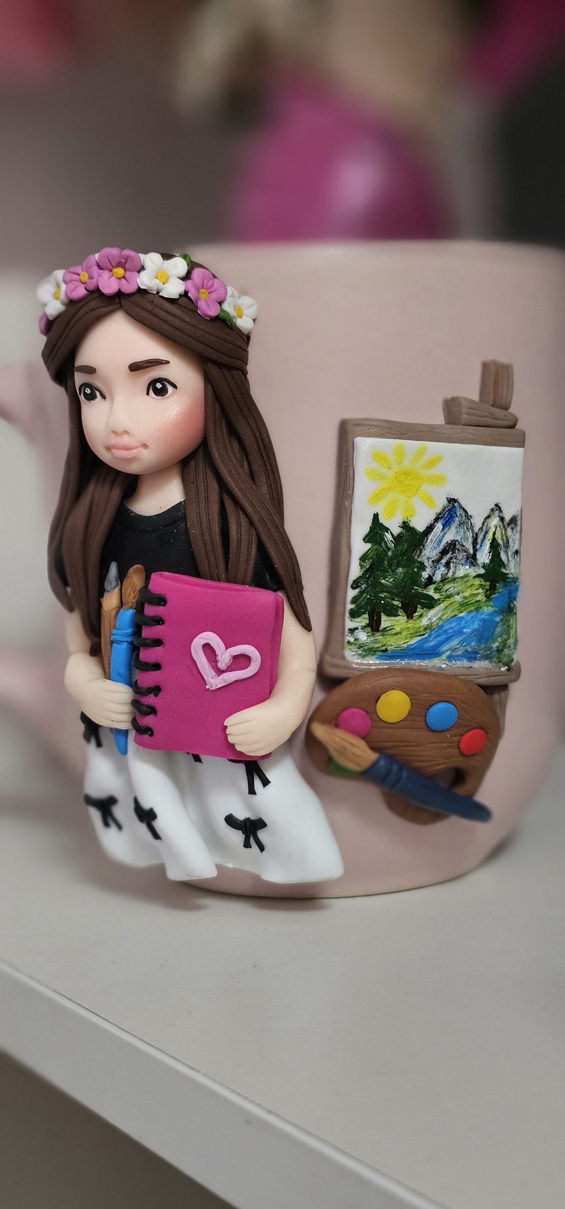Cana personalizata pentru copii Mica Artista  - crăciun - cadouri de moș crăciun - cadouri de moș crăciun - Artynos.ro