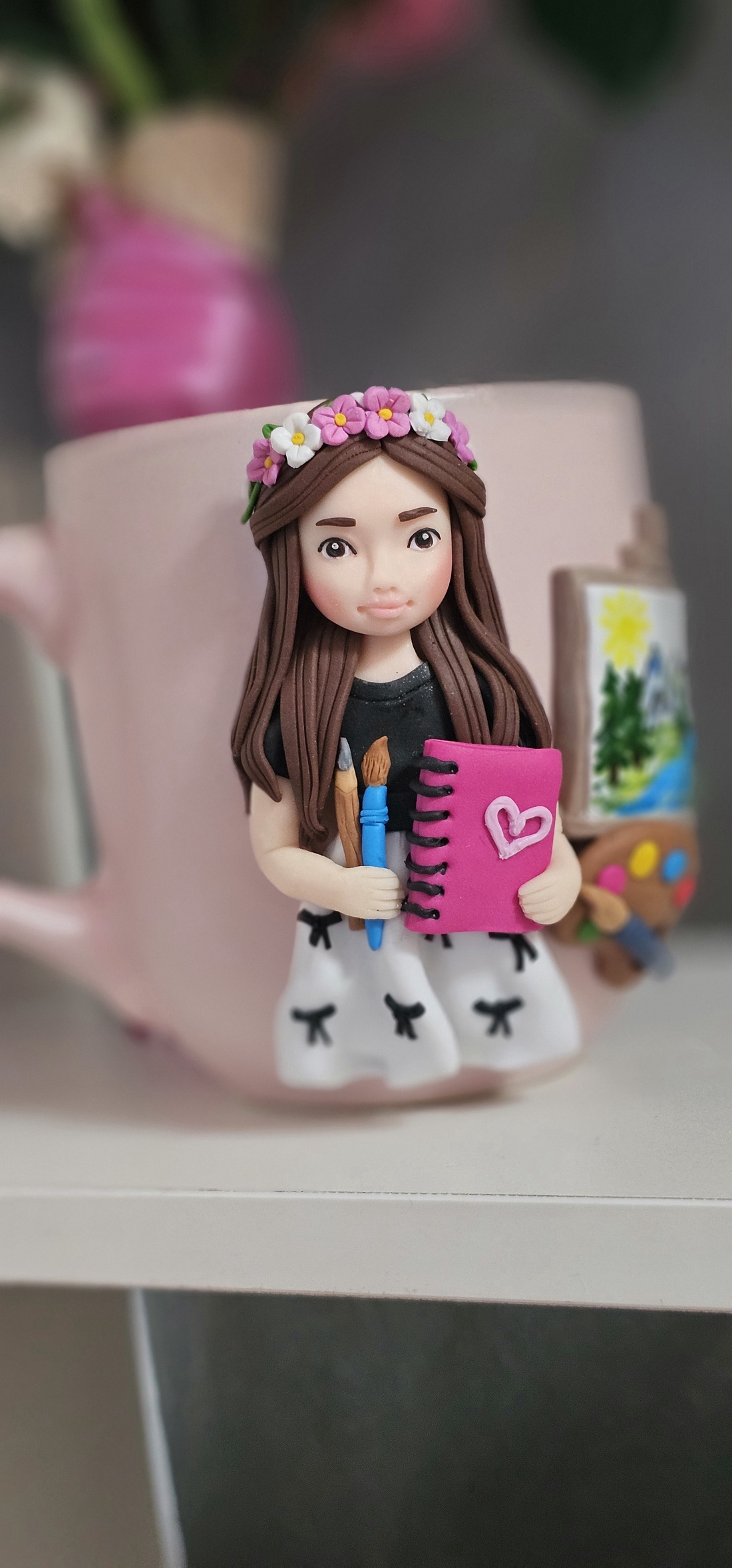 Cana personalizata pentru copii Mica Artista  - crăciun - cadouri de moș crăciun - cadouri de moș crăciun - Artynos.ro