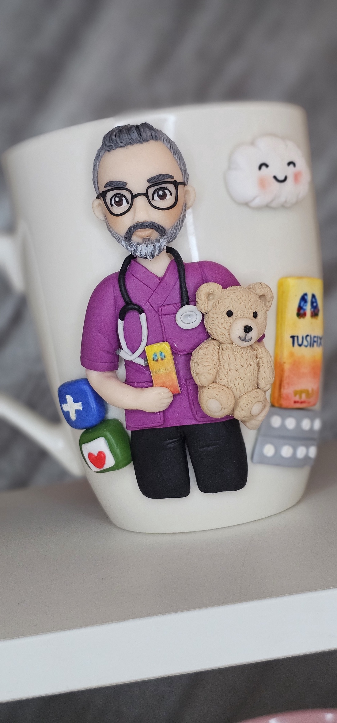 Cana personalizata medic ginecolog  - crăciun - cadouri de moș crăciun - cadouri de moș crăciun - Artynos.ro