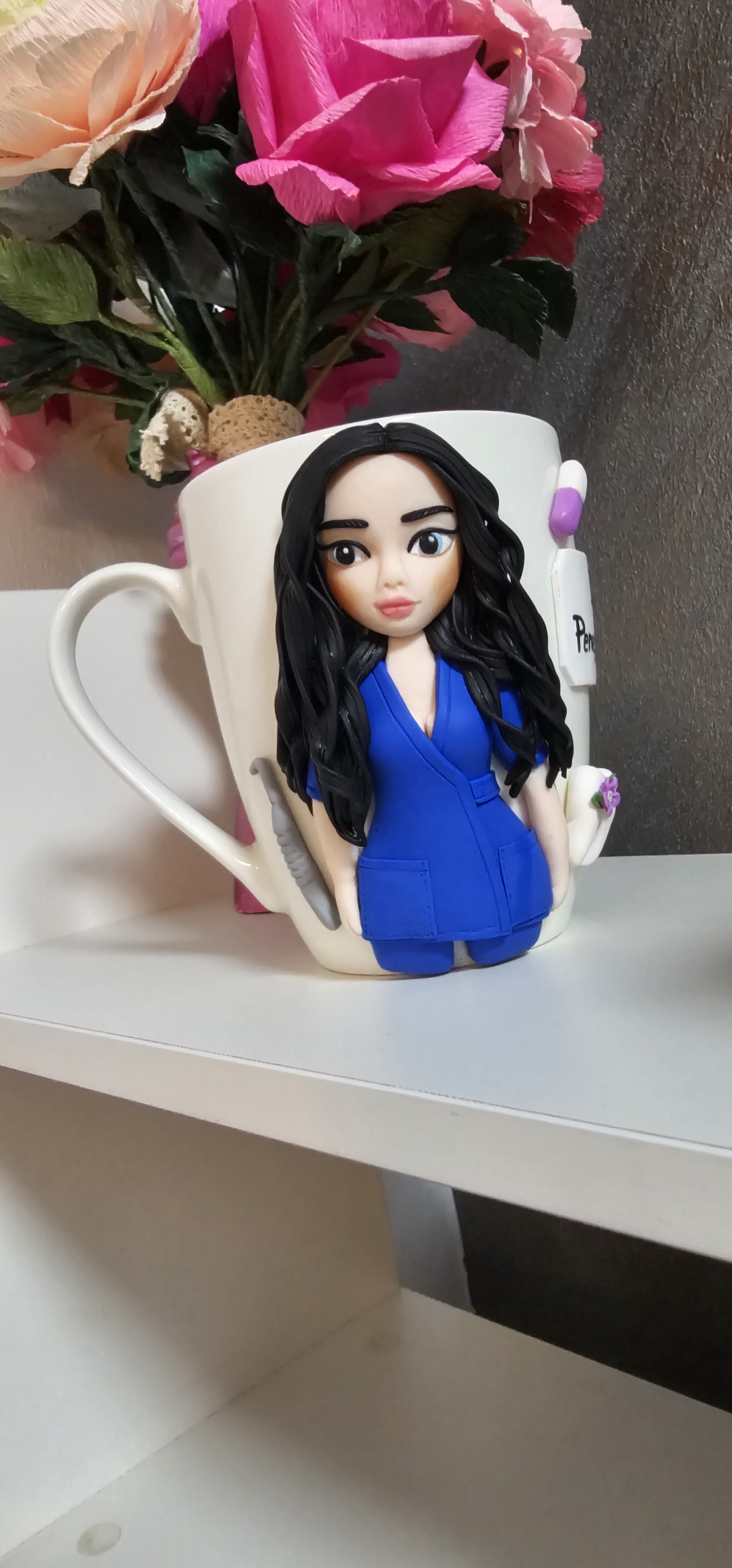 Cană Personalizată cu figurina� Medic Stomatolog si dintisor - casă & stil de viață - echipamente de bucătărie - accesorii de servire - căni - Artynos.ro