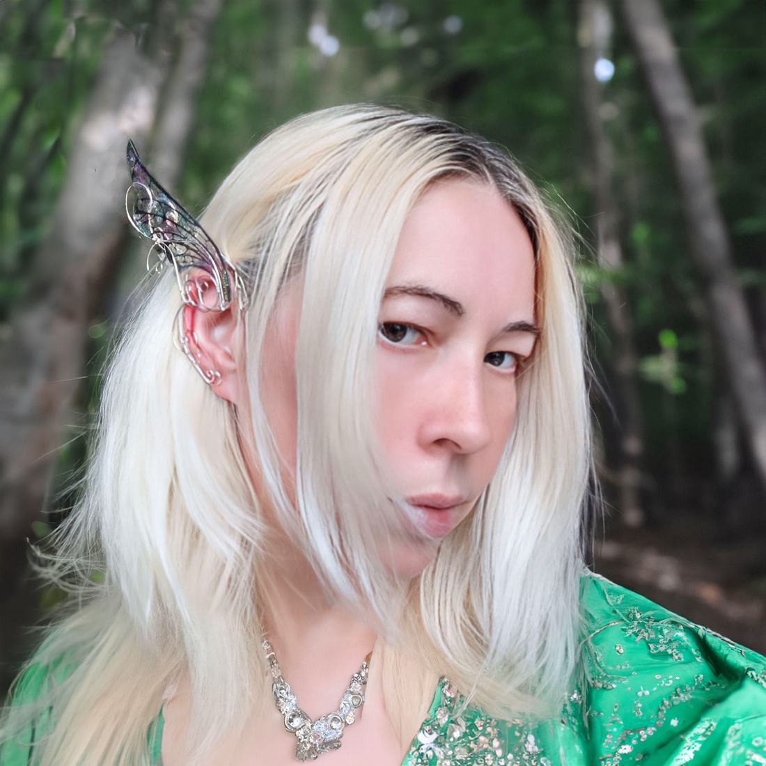 Cercei Resin Fairy Ears - bijuterii - cercei - cercei și ornamente pentru urechi - Artynos.ro