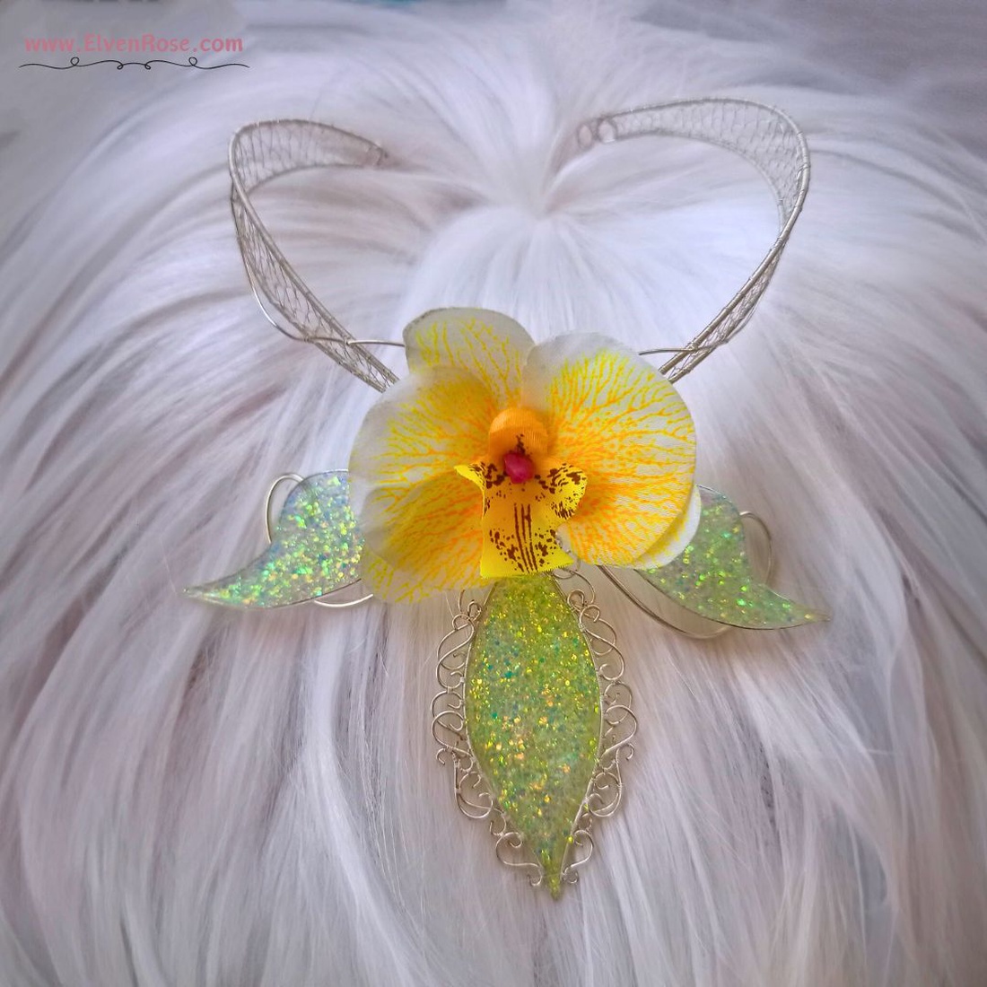 Colier Orchid of Enchantment - bijuterii - coliere - coliere statement - Artynos.ro Colier Orchid of Enchantment - bijuterii - coliere - coliere statement - Artynos.ro