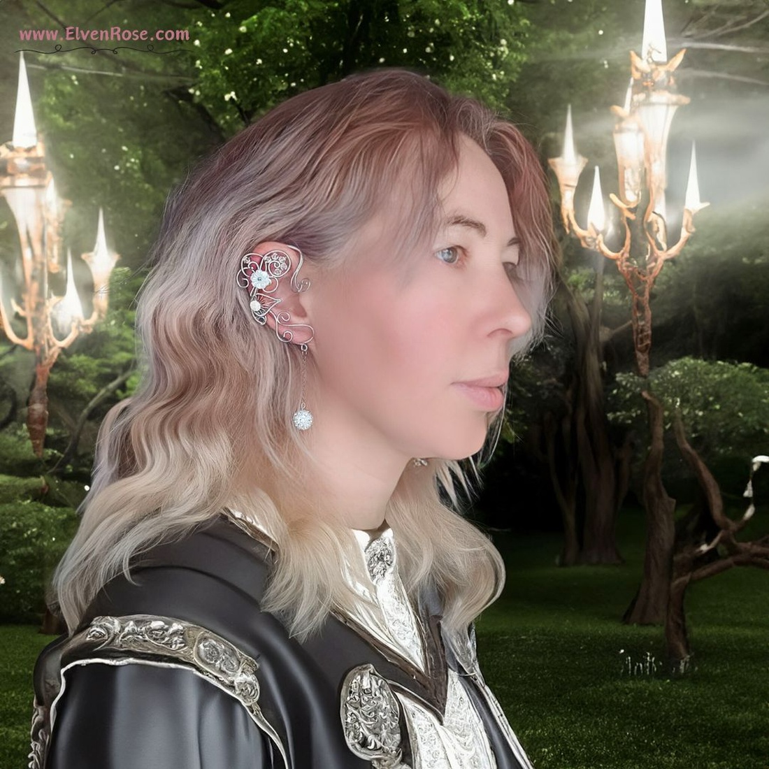 Cercei ear wrap de Mireasa Elven Elegance - bijuterii - cercei - cercei și ornamente pentru urechi - Artynos.ro Cercei ear wrap de Mireasa Elven Elegance - bijuterii - cercei - cercei și ornamente pentru urechi - Artynos.ro