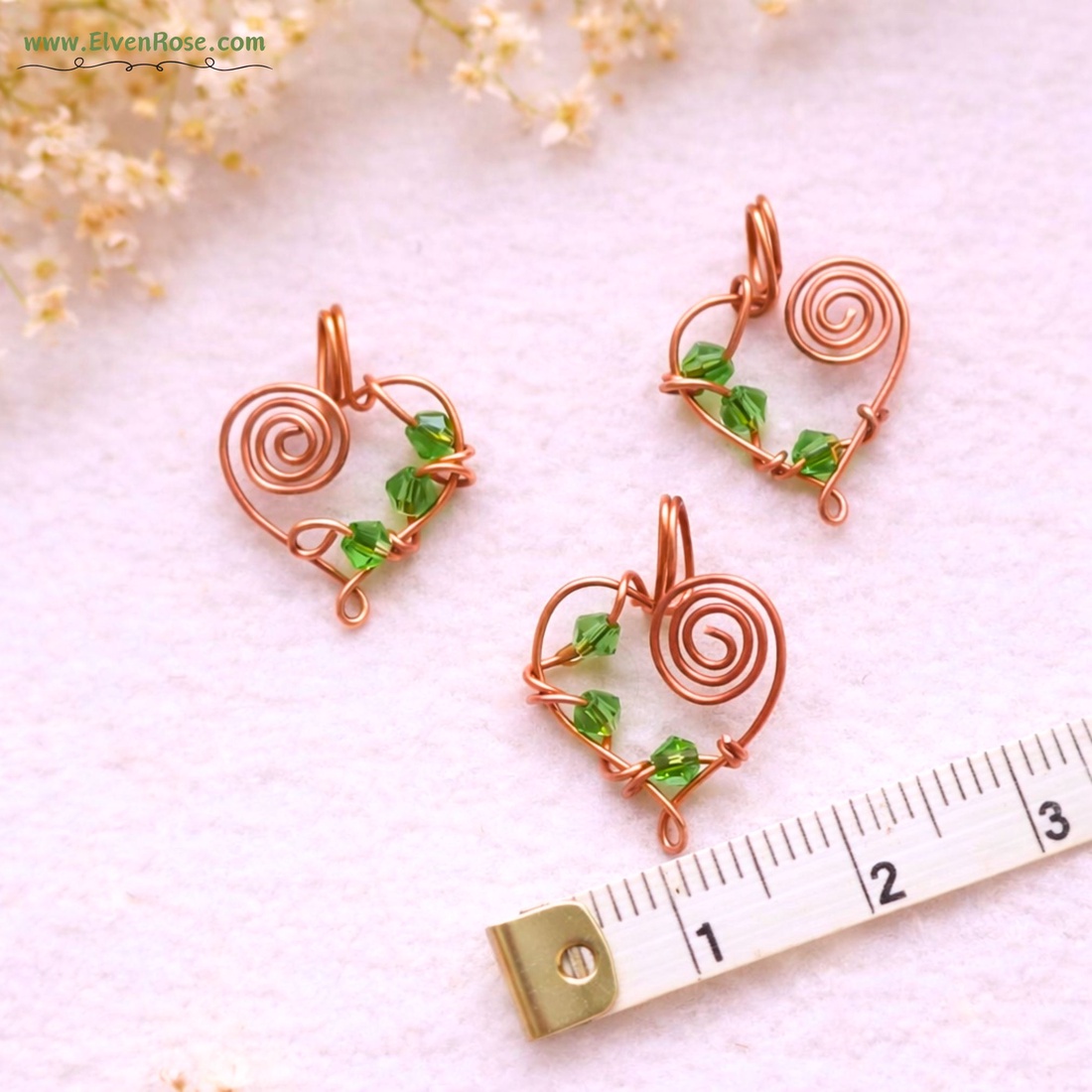 Pandantiv Mărțișor Inimă Verde - bijuterii - mărțișor - Artynos.ro