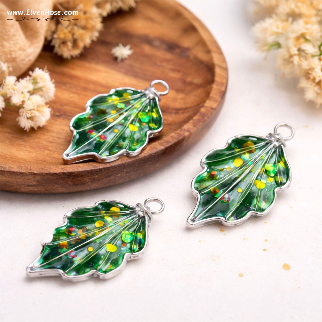 Forest Leaf Mărțișor Broșă - bijuterii - mărțișor - Artynos.ro