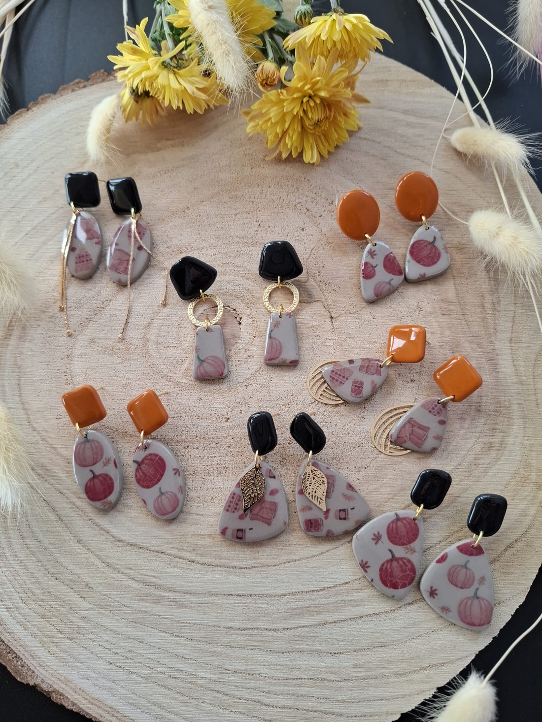 Colecția toamna calda - bijuterii - cercei - cercei lungi - Artynos.ro