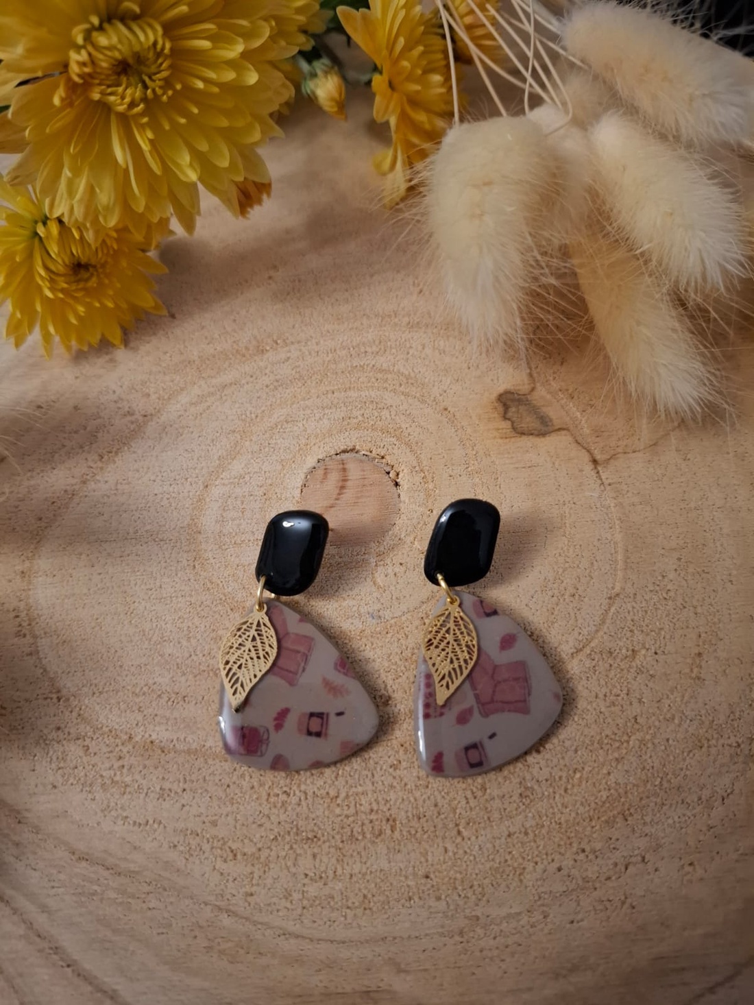 Colecția toamna calda - bijuterii - cercei - cercei lungi - Artynos.ro