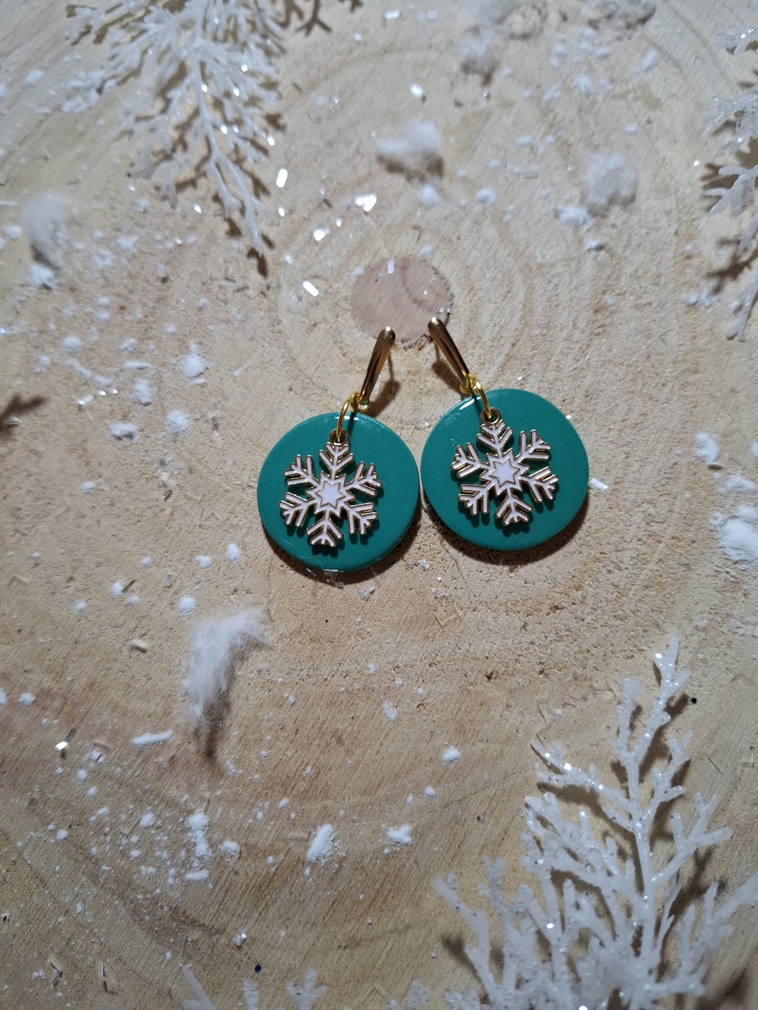 Winter magic - bijuterii - cercei - cercei lungi - Artynos.ro