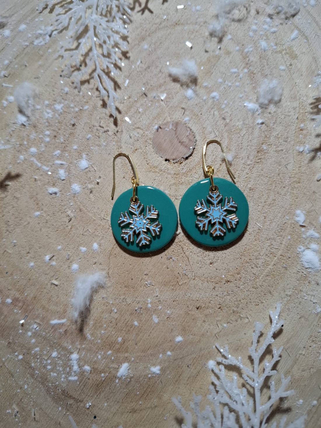 Winter magic - bijuterii - cercei - cercei lungi - Artynos.ro