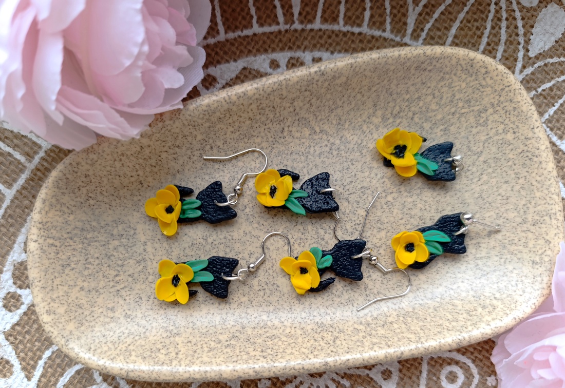 Cercei pisicuță  - bijuterii - cercei - cercei cu figurine - Artynos.ro