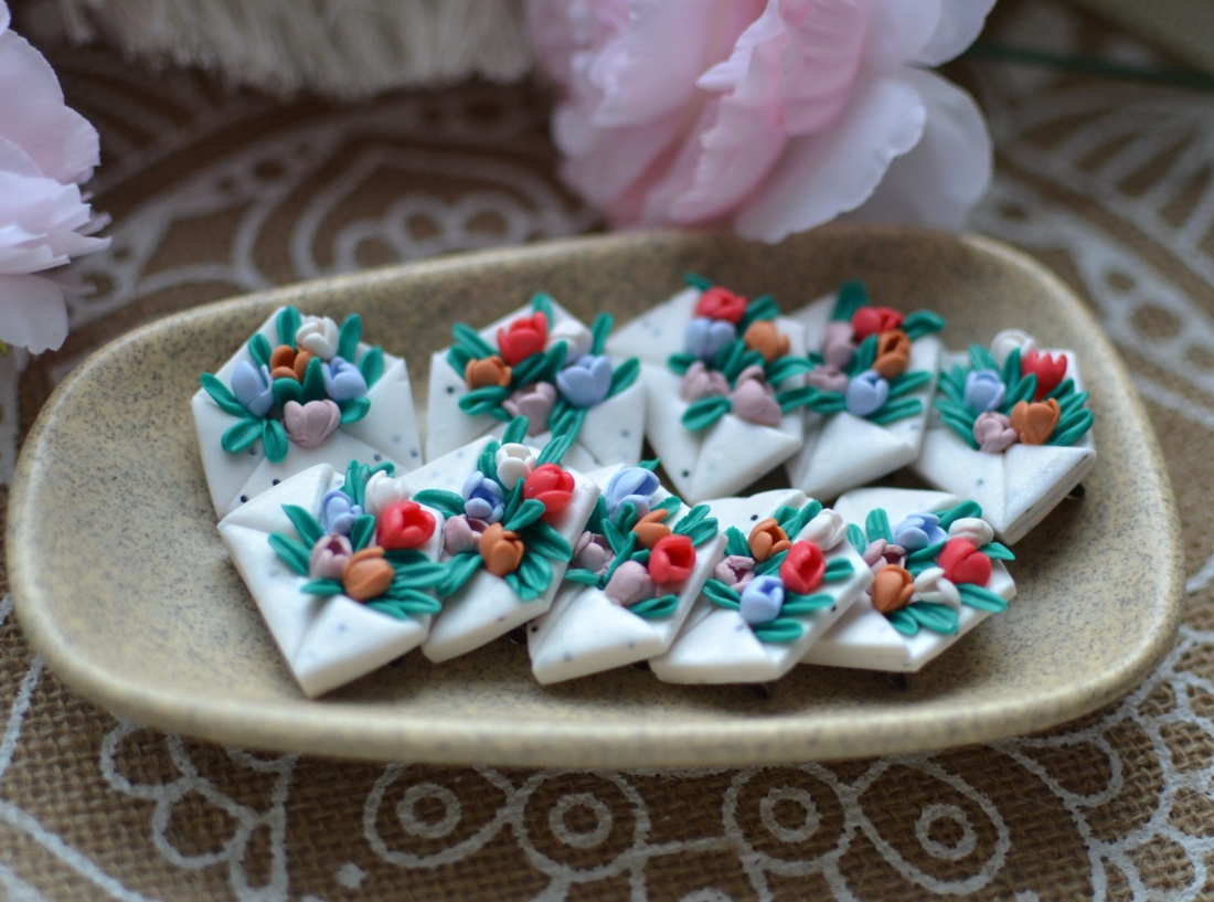 Broșe plic  - bijuterii - mărțișor - Artynos.ro