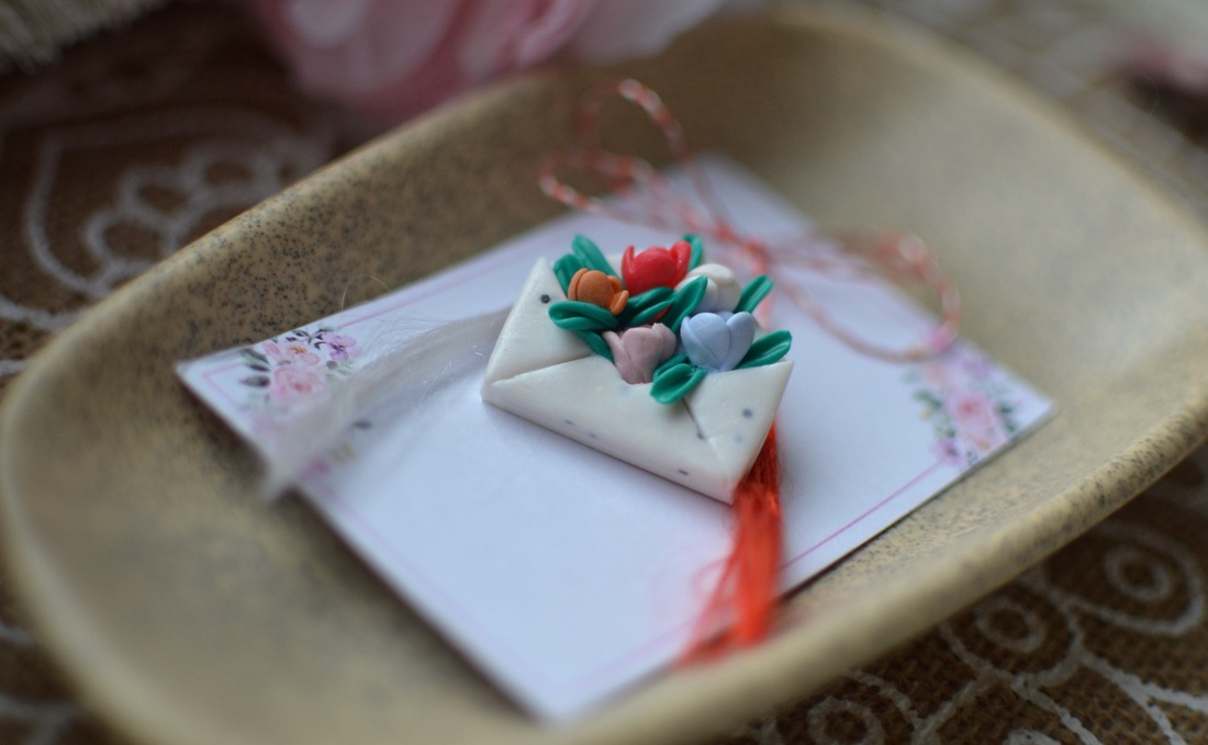 Broșe plic  - bijuterii - mărțișor - Artynos.ro