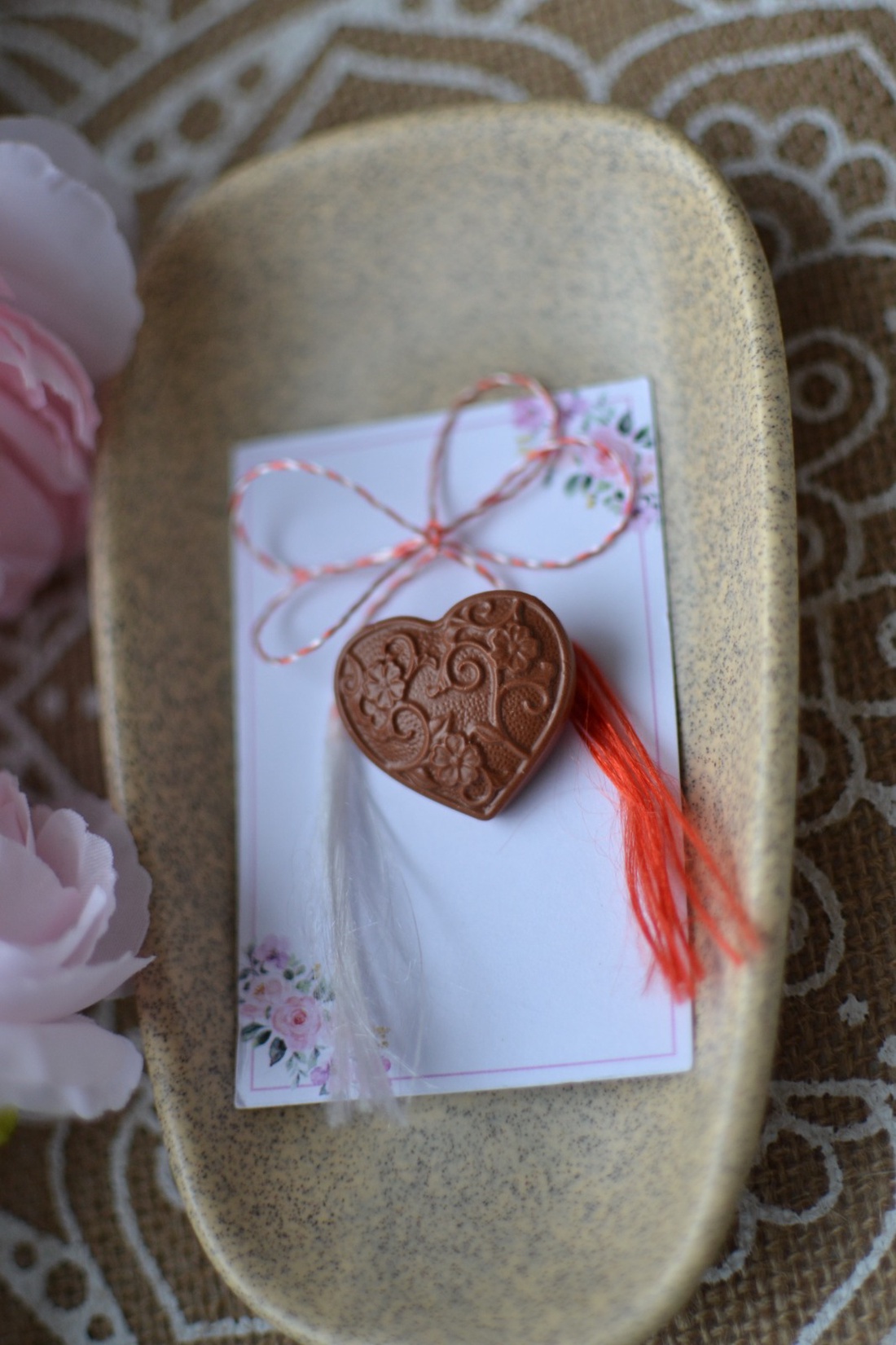 Mărțișor inimă  - bijuterii - mărțișor - Artynos.ro