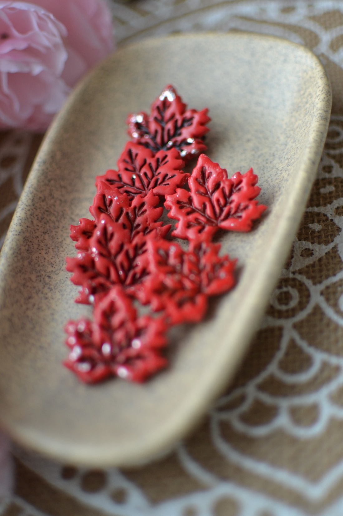 Mărțișor frunză  - bijuterii - mărțișor - Artynos.ro