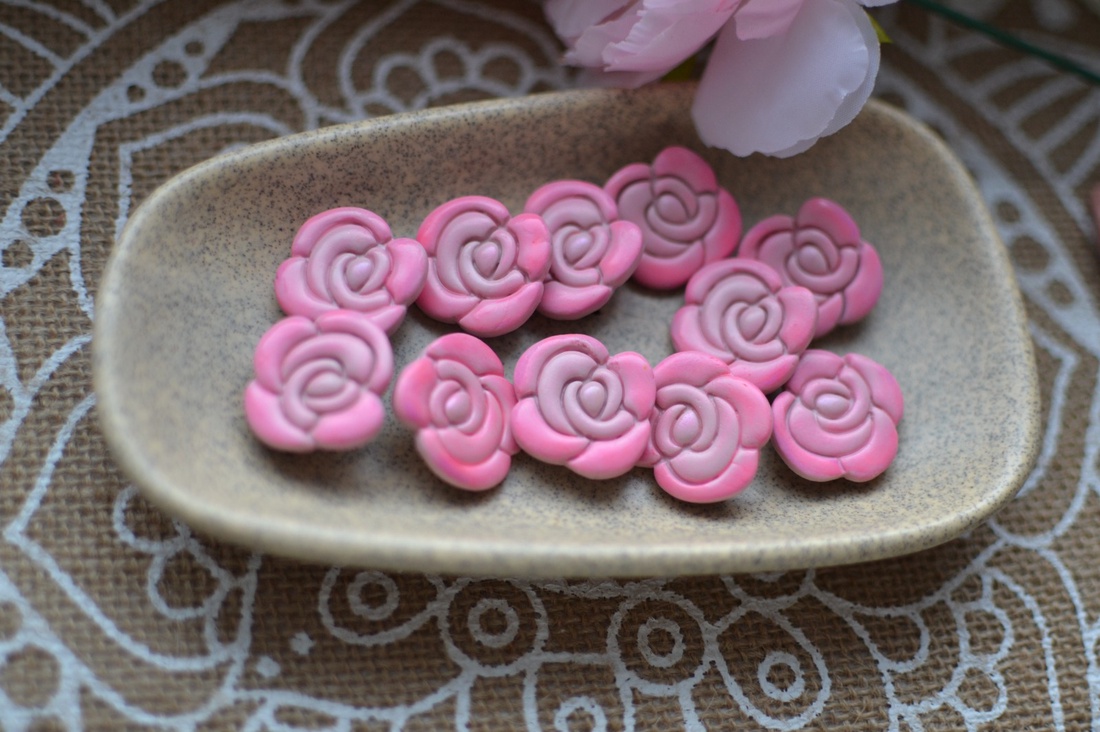 Mărțișor trandafir  - bijuterii - mărțișor - Artynos.ro