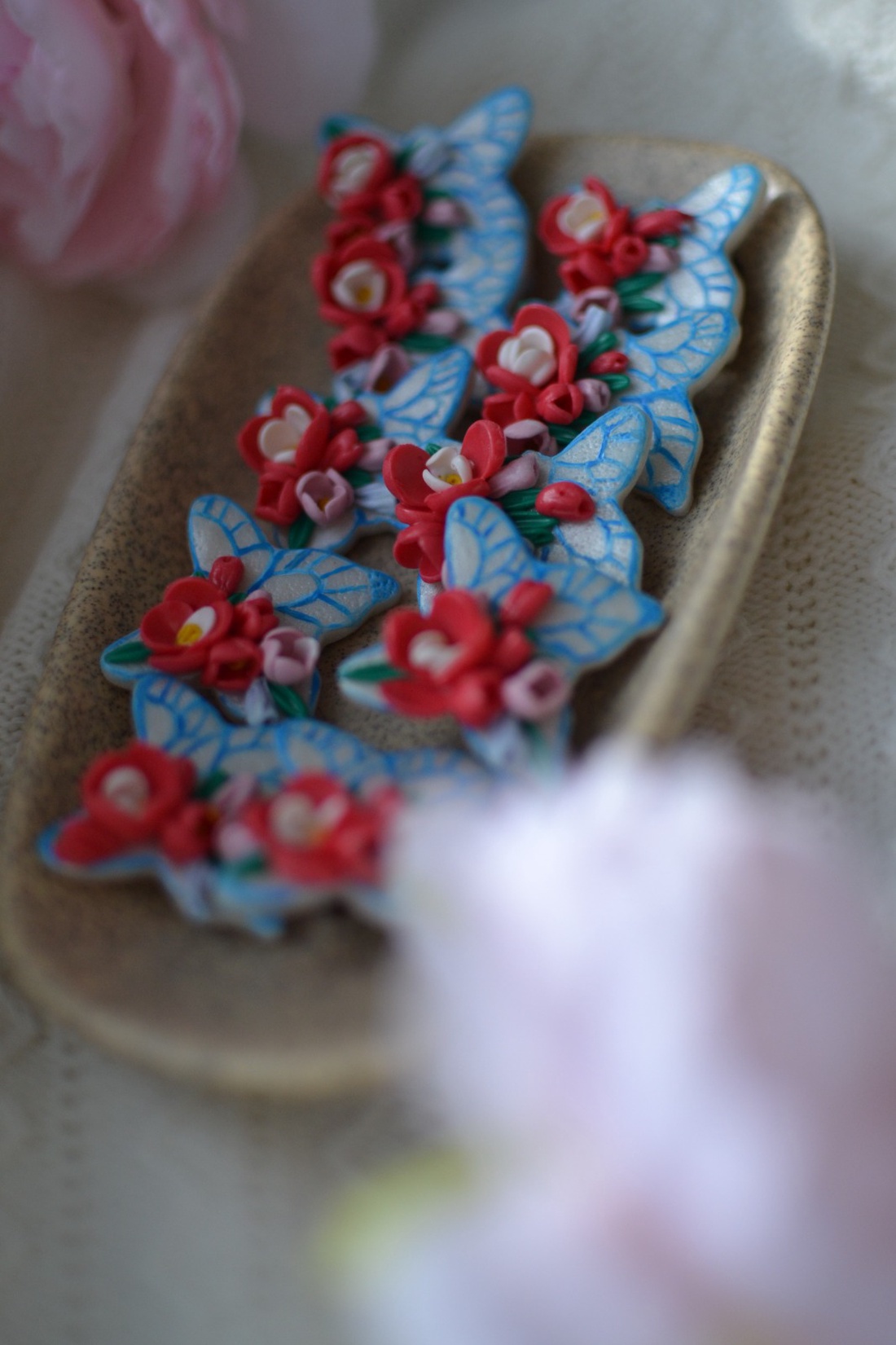 Mărțișor fluture  - bijuterii - mărțișor - Artynos.ro