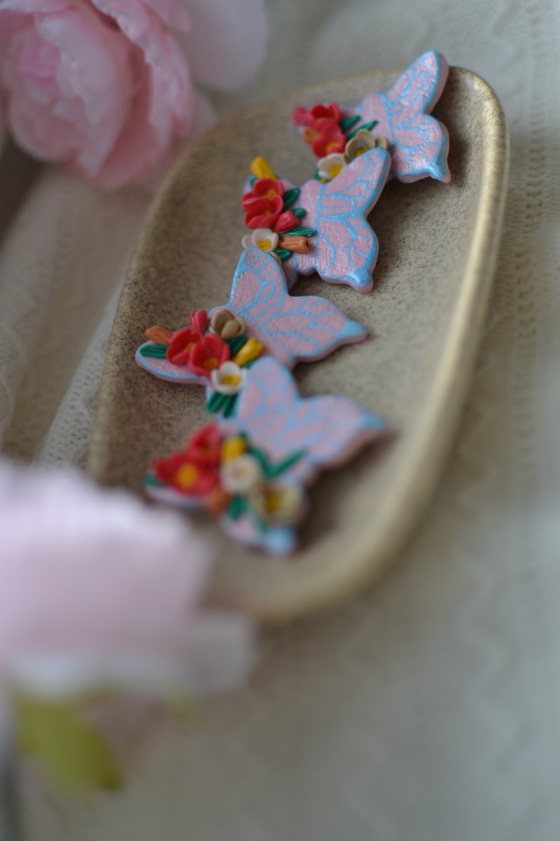 Mărțișor fluture  - bijuterii - mărțișor - Artynos.ro