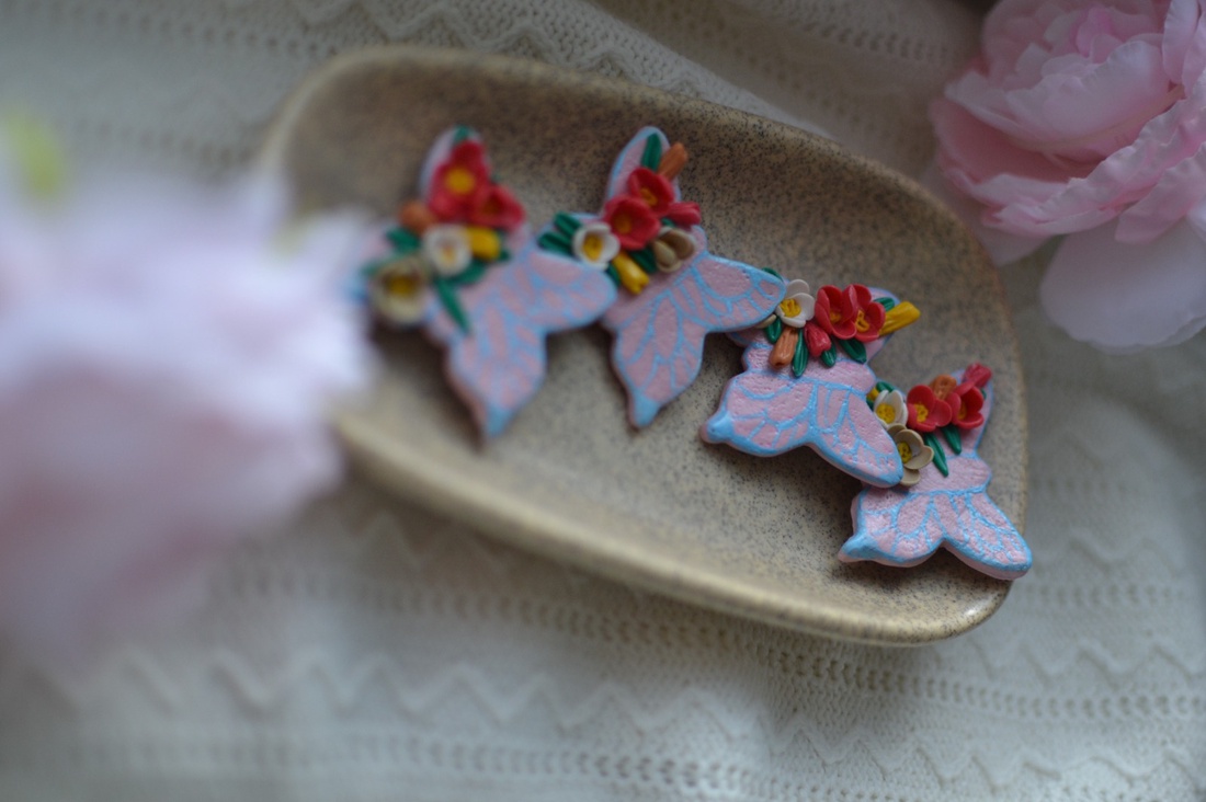 Mărțișor fluture  - bijuterii - mărțișor - Artynos.ro