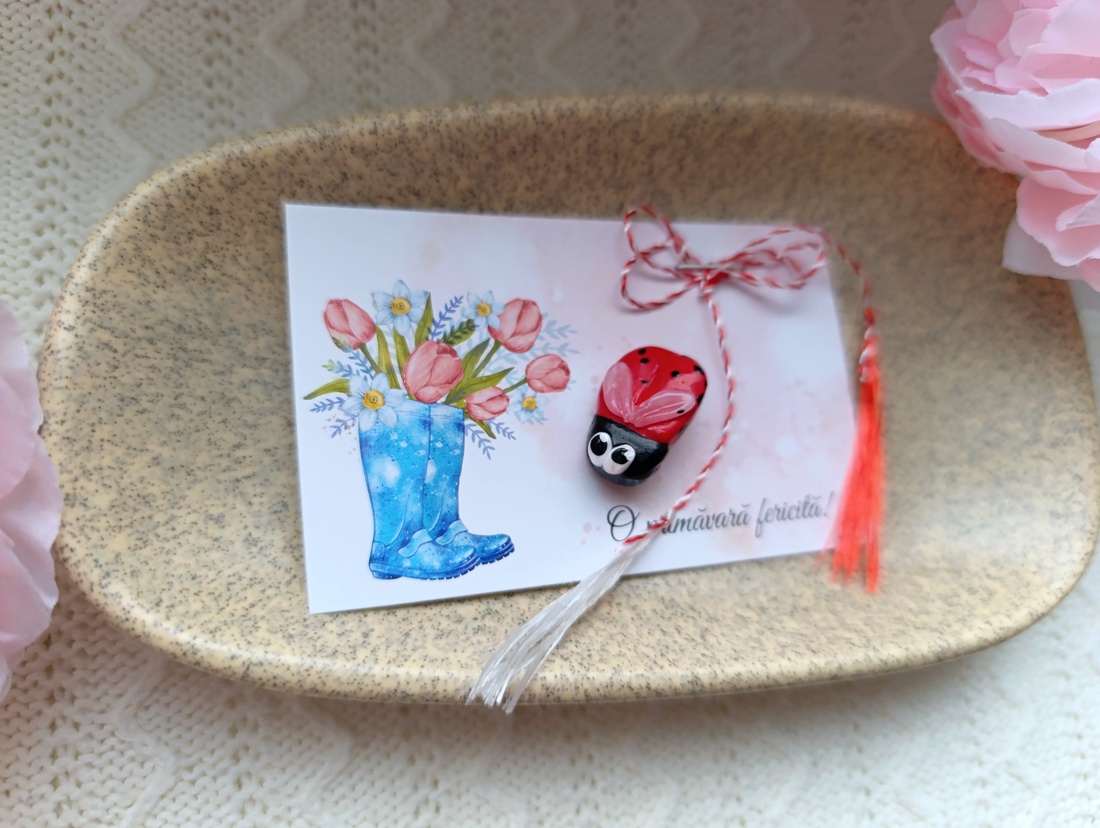 Mărțișor buburuză  - bijuterii - mărțișor - Artynos.ro