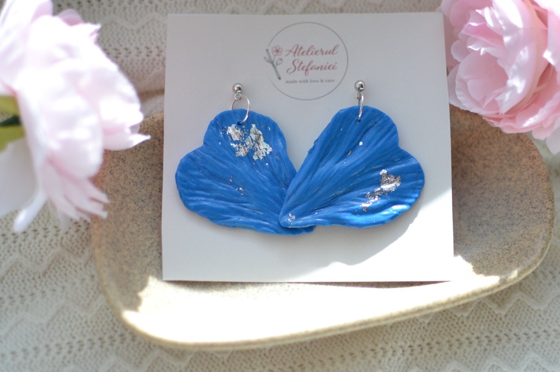 Cercei inimă  - bijuterii - cercei - cercei lungi - Artynos.ro