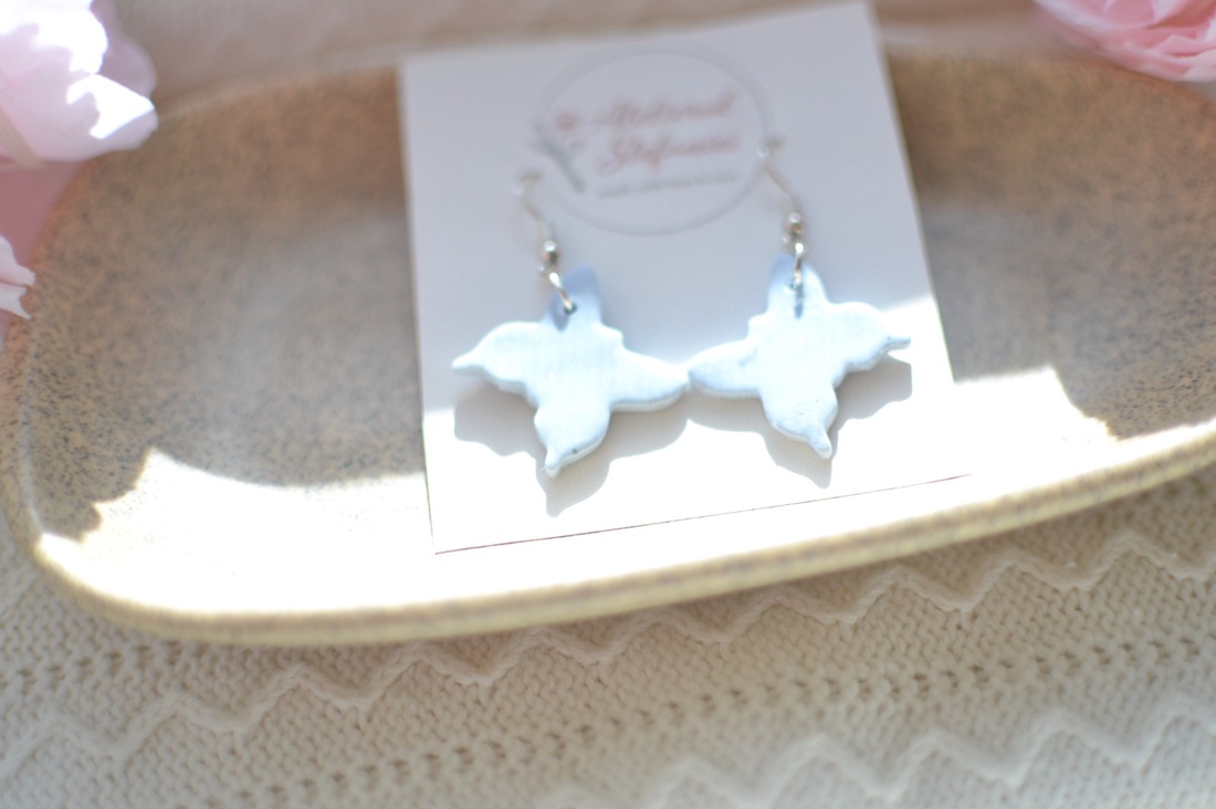 Cercei fluture  - bijuterii - cercei - cercei lungi - Artynos.ro