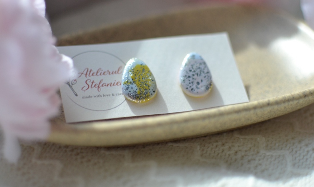 � Cerceluși handmade � colecție primăvară/Paște � - bijuterii - cercei - cercei cu figurine - Artynos.ro