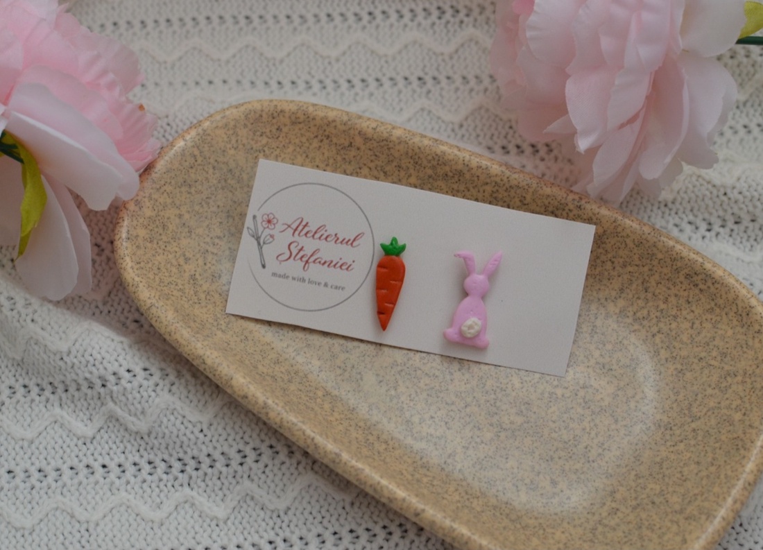 Cerceluși handmade � colecție primăvară/Paște � - bijuterii - cercei - cercei cu figurine - Artynos.ro