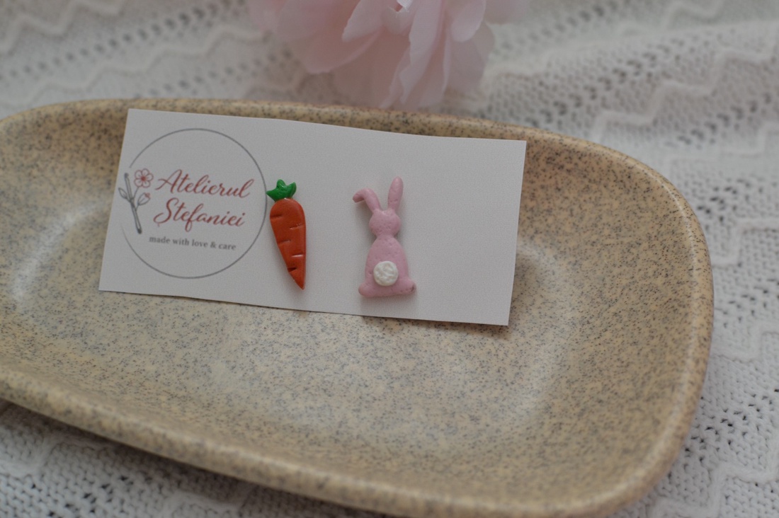 Cerceluși handmade � colecție primăvară/Paște � - bijuterii - cercei - cercei cu figurine - Artynos.ro