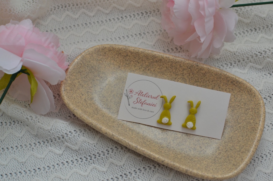 Cerceluși handmade � colecție primăvară/Paște � - bijuterii - cercei - cercei cu figurine - Artynos.ro