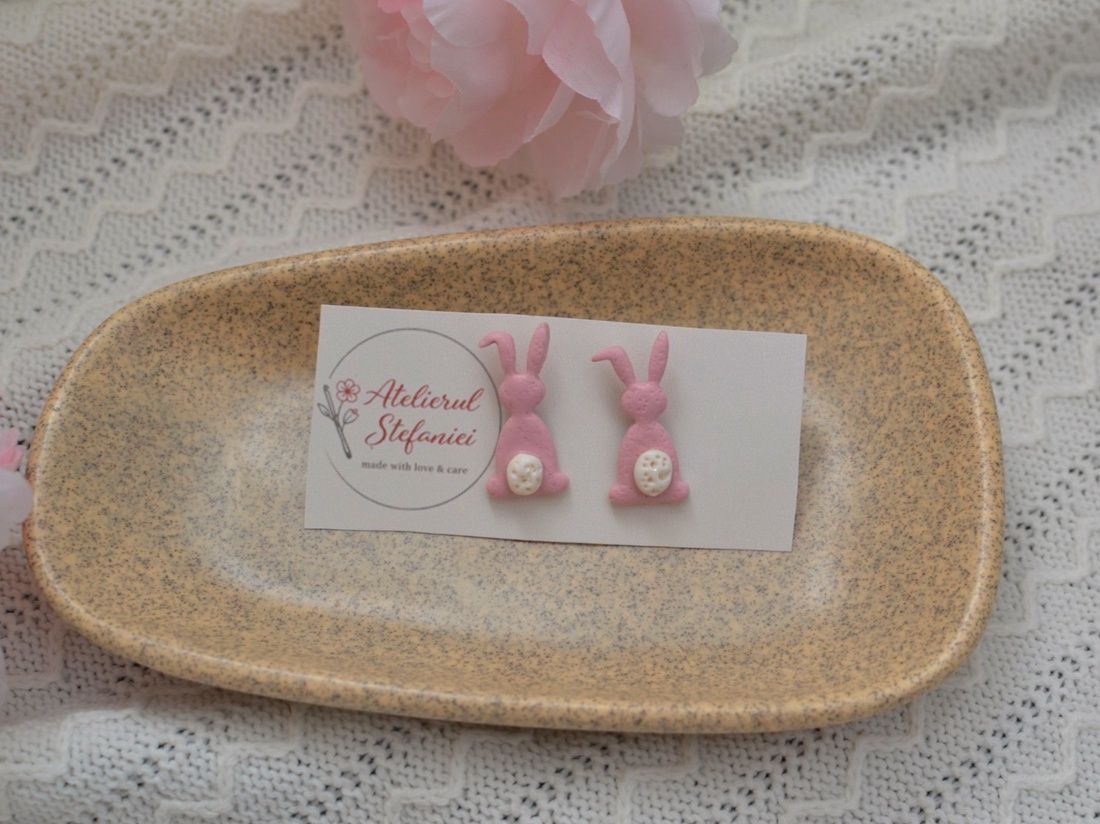 Cerceluși handmade � colecție primăvară/Paște � - bijuterii - cercei - cercei cu figurine - Artynos.ro