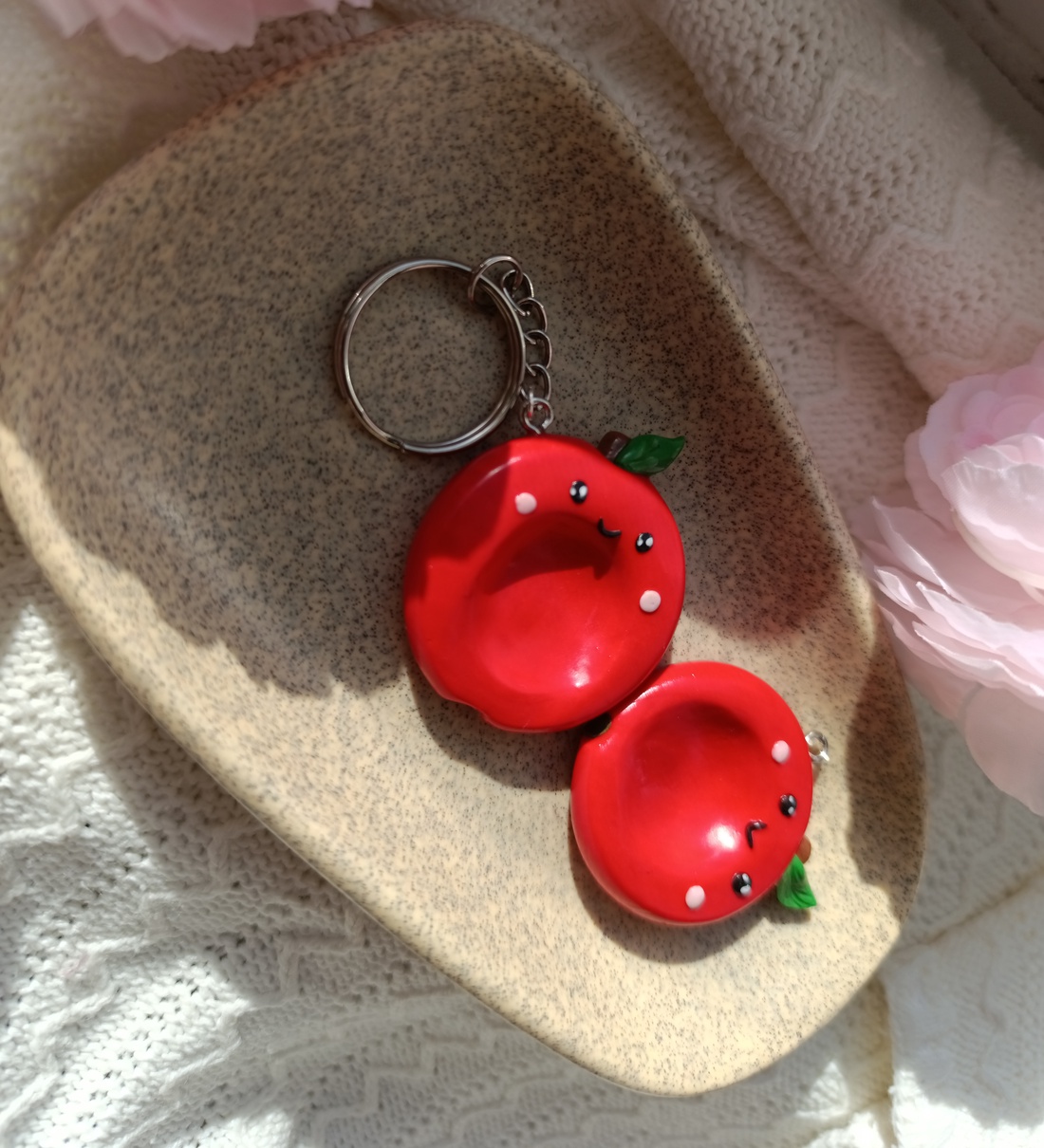 Worry Stone handmade de colecție � breloc antistres artistic ��� - genți și portofele - accesorii genți - breloc - Artynos.ro