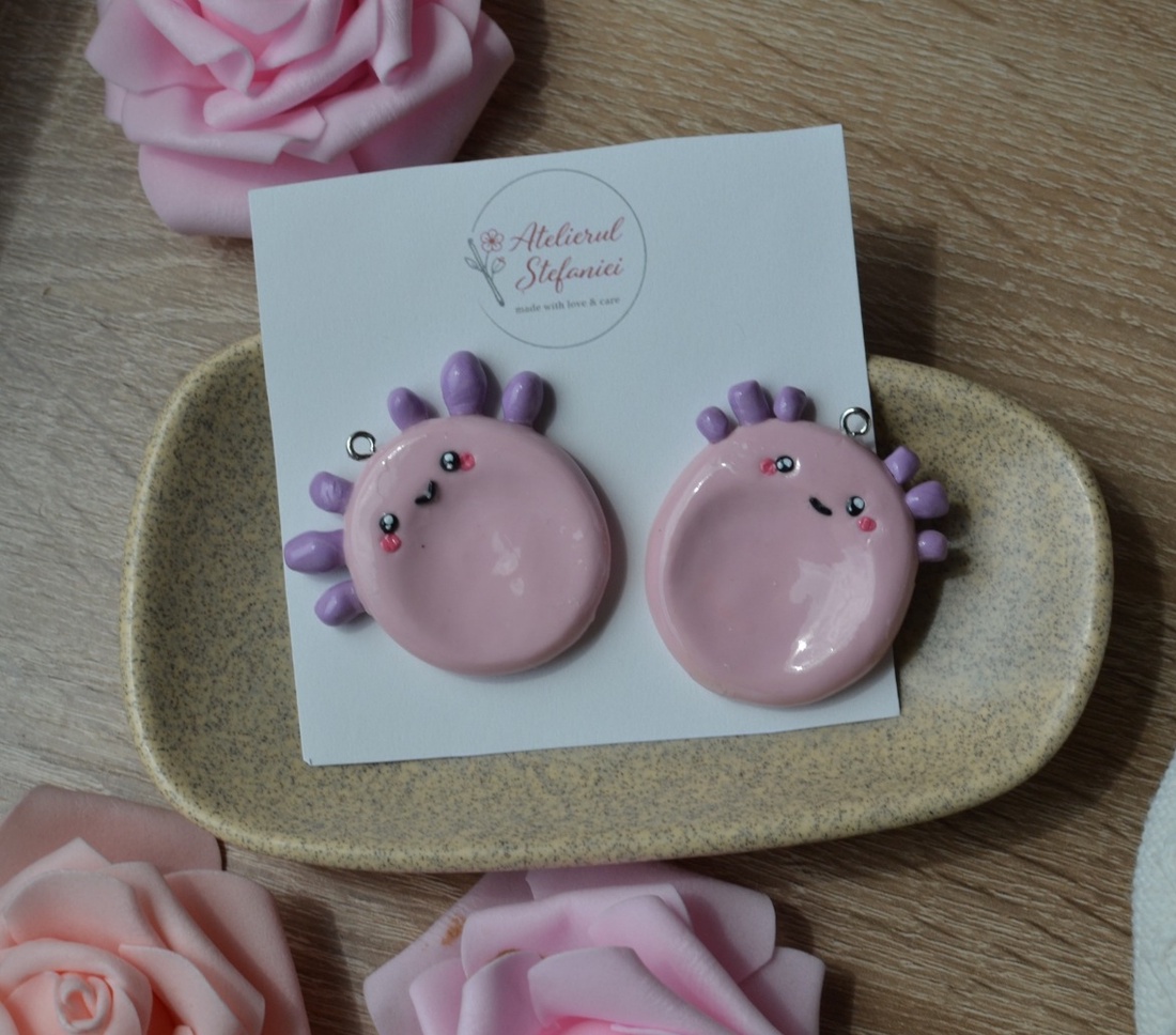 Breloc și Worry Stone Prieteni Adorabili � Calm și Zâmbete în Miniatură - genți și portofele - accesorii genți - breloc - Artynos.ro