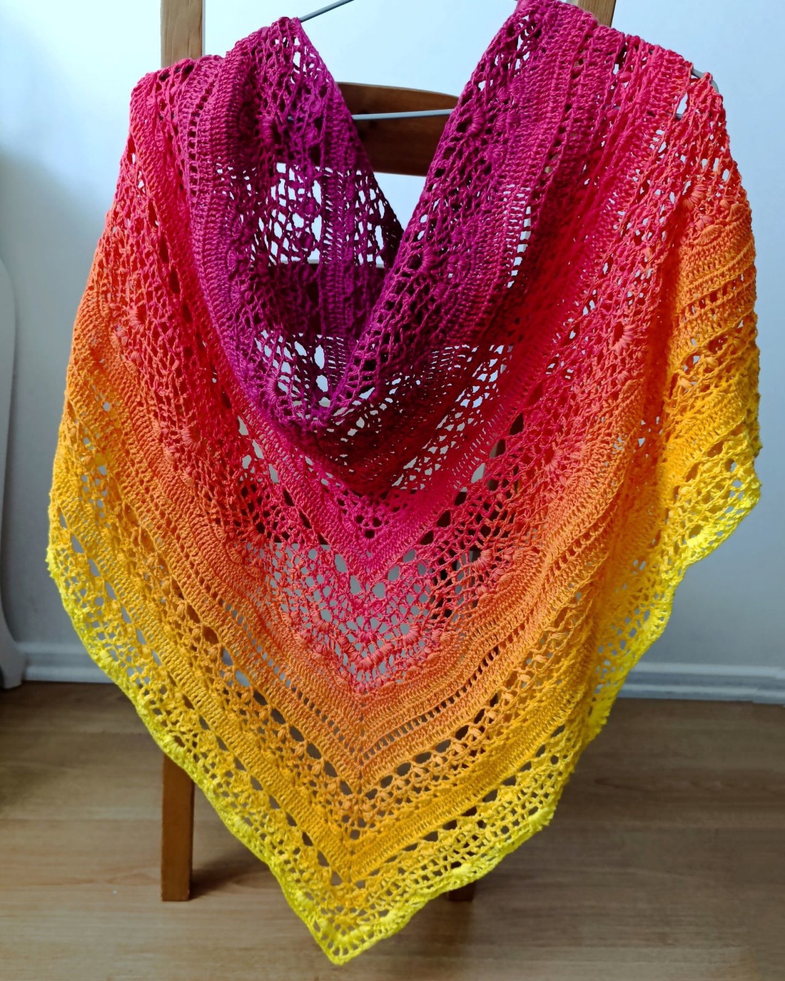 Șal Apus de Vară - îmbrăcăminte și modă - eșarfe, pălării, fularuri - șaluri - Artynos.ro
