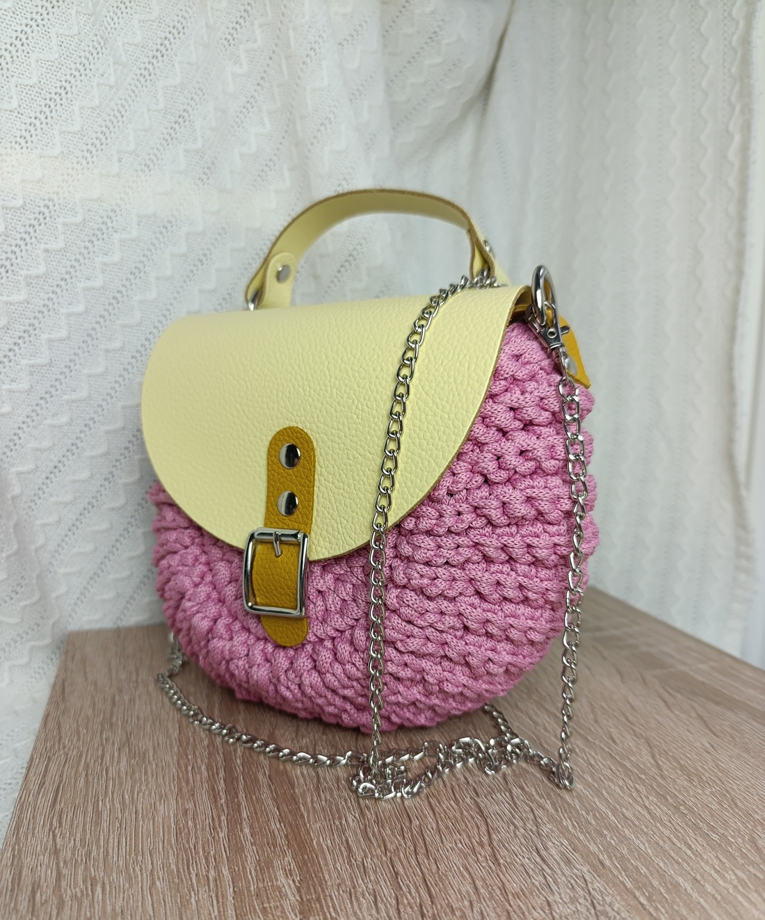Geanta Sweet Sunburst- crosetata manual - genți și portofele - genți de mână și umăr - geantă crossbody - Artynos.ro