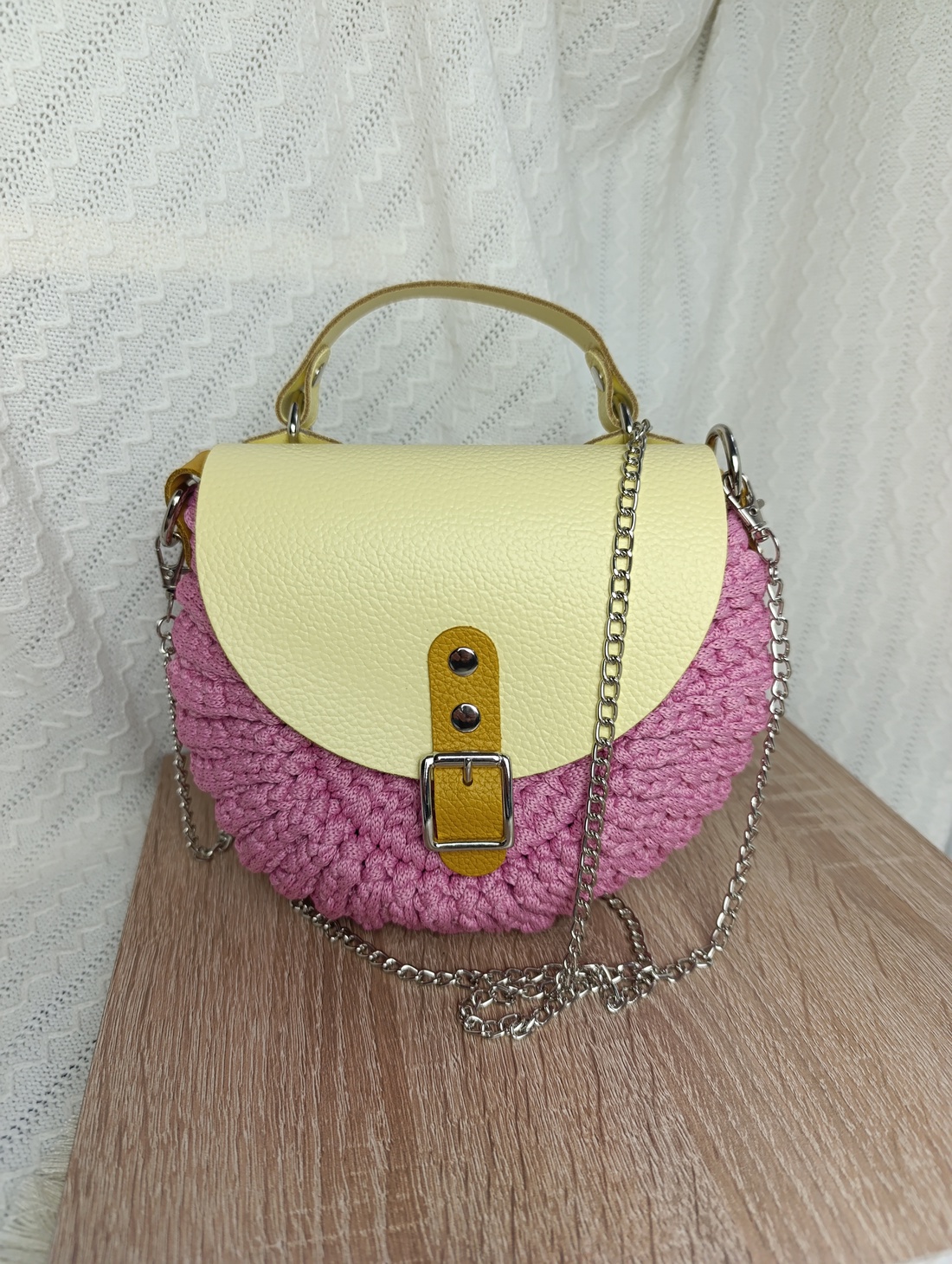 Geanta Sweet Sunburst- crosetata manual - genți și portofele - genți de mână și umăr - geantă crossbody - Artynos.ro