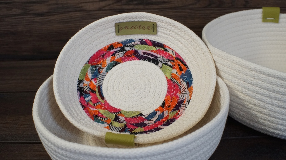 Natural rope basket set (3 pcs) - casă & stil de viață - materiale de depozitare și sortare - coșuri depozitare - Artynos.ro