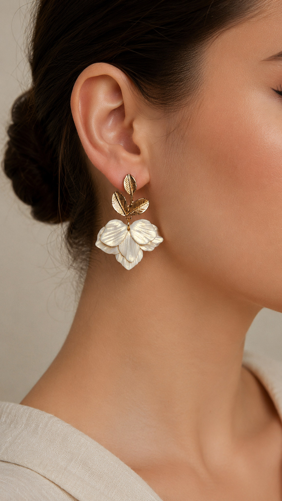 Cercei Floare  - accesorii nuntă - bijuterii mireasă - cercei mireasă - Artynos.ro