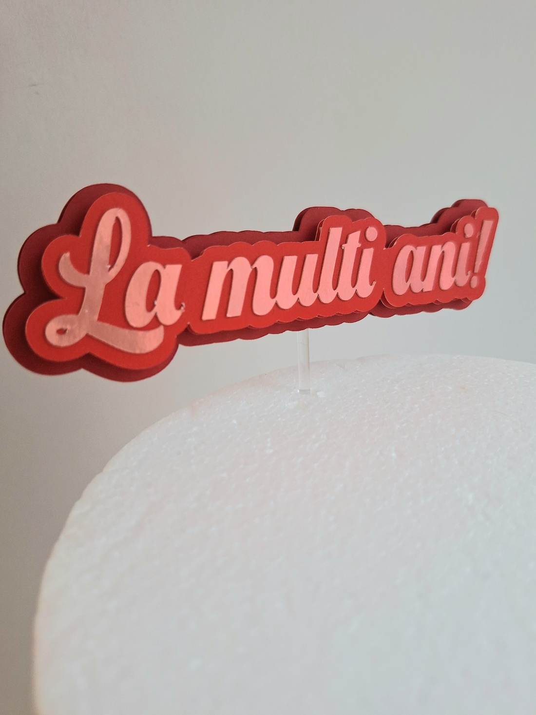 Set topper 3d decor tort cu flori si mesaj La multi ani - casă & stil de viață - decorațiuni de casă - decorațiuni de masă și rafturi - decorațiuni de masă - Artynos.ro